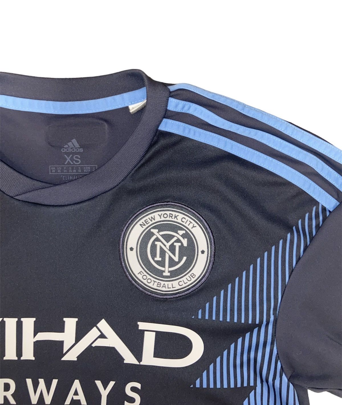 Adidas NYCFC Men’s Dark Grey Away Kit Size US XS / EU 42 / 0 - 2 Thumbnail
