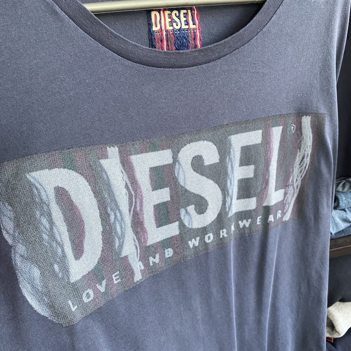 Diesel Luxury Diesel Big Graphic Logo y2k designer streetwear tee Size US M / EU 48-50 / 2 - 4 Thumbnail