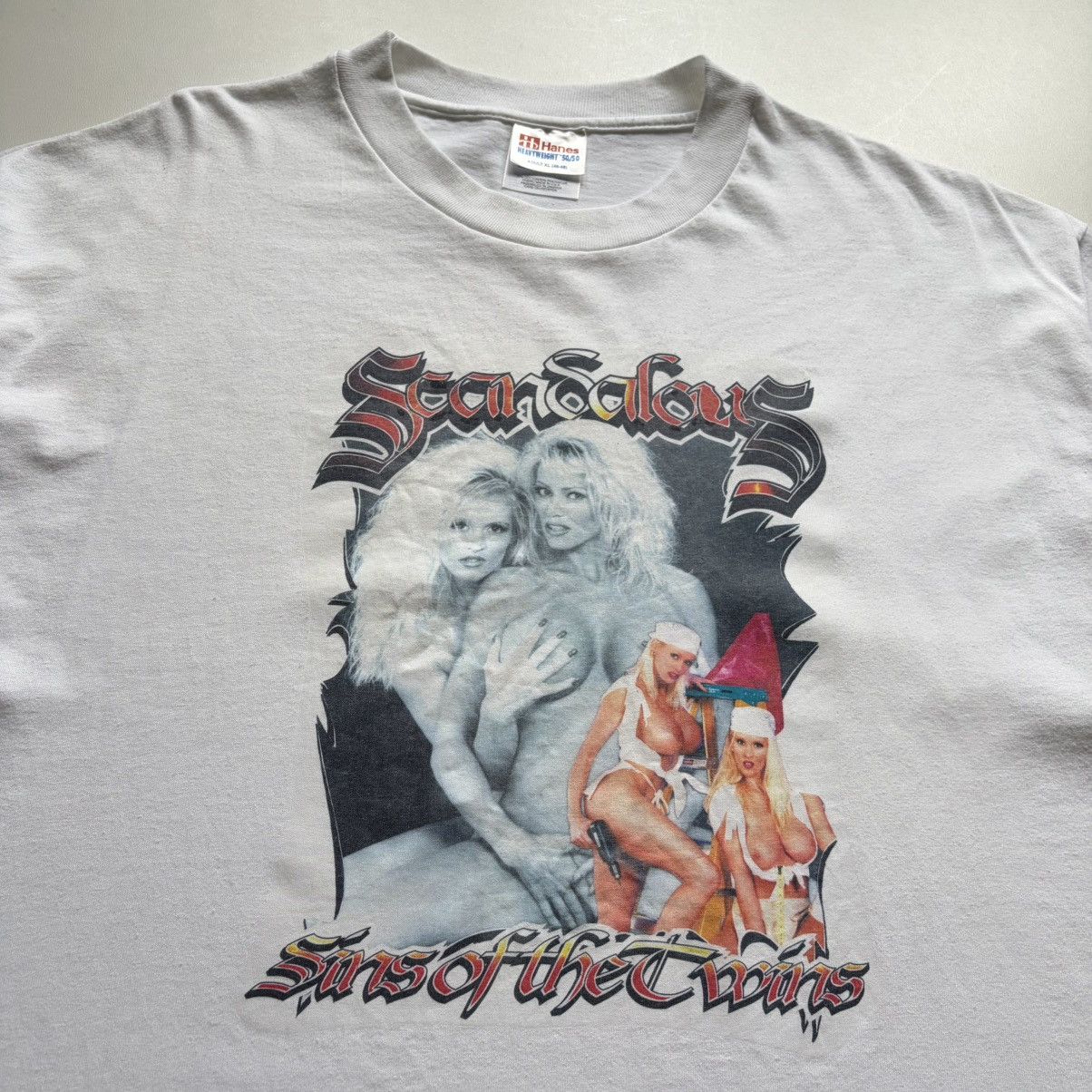 Vintage Vintage 90s Porn T Shit XL Hanes Sex Boobs NSFW Graphic Rare Size US XL / EU 56 / 4 - 2 Thumbnail