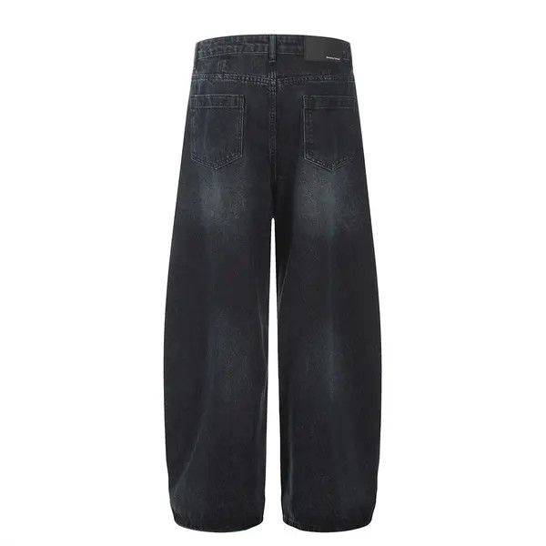 Japanese Brand Rumi American hip-hop retro washed distressed scimitar jeans Size US 32 / EU 48 - 3 Thumbnail