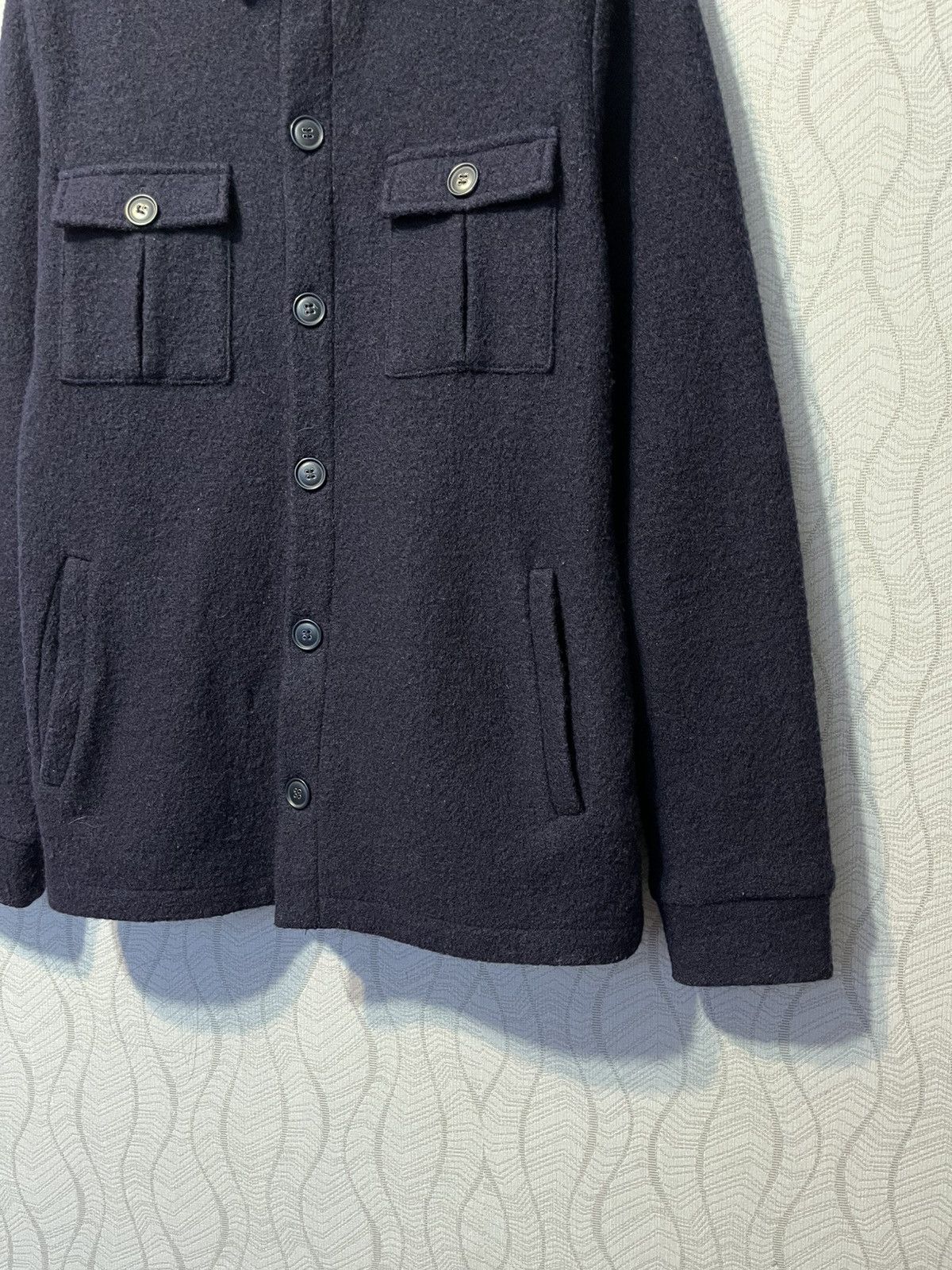 Designer × Hardy Amies Hardy Amies Men’s Dark Navy Wool Overshoot Size M Size US M / EU 48-50 / 2 - 4 Thumbnail