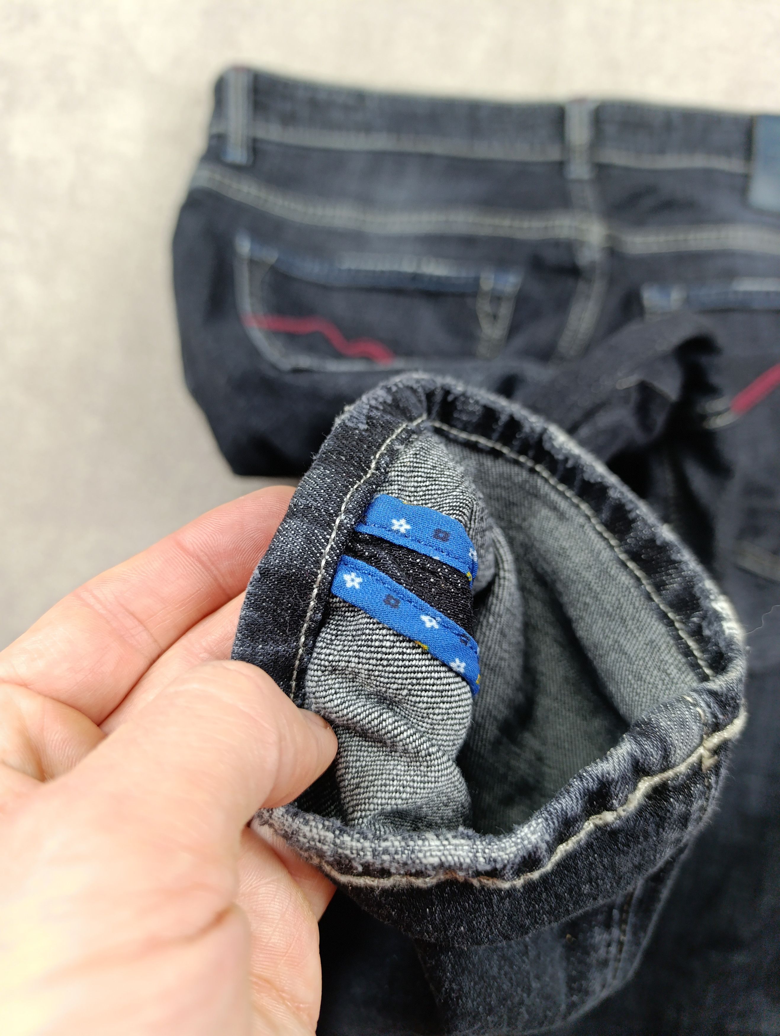 E. Marinella E.MARINELLA JEANS MILANO BUTTON FLY SLIM FIT FOR 100 YEARS Size US 37 - 7 Thumbnail