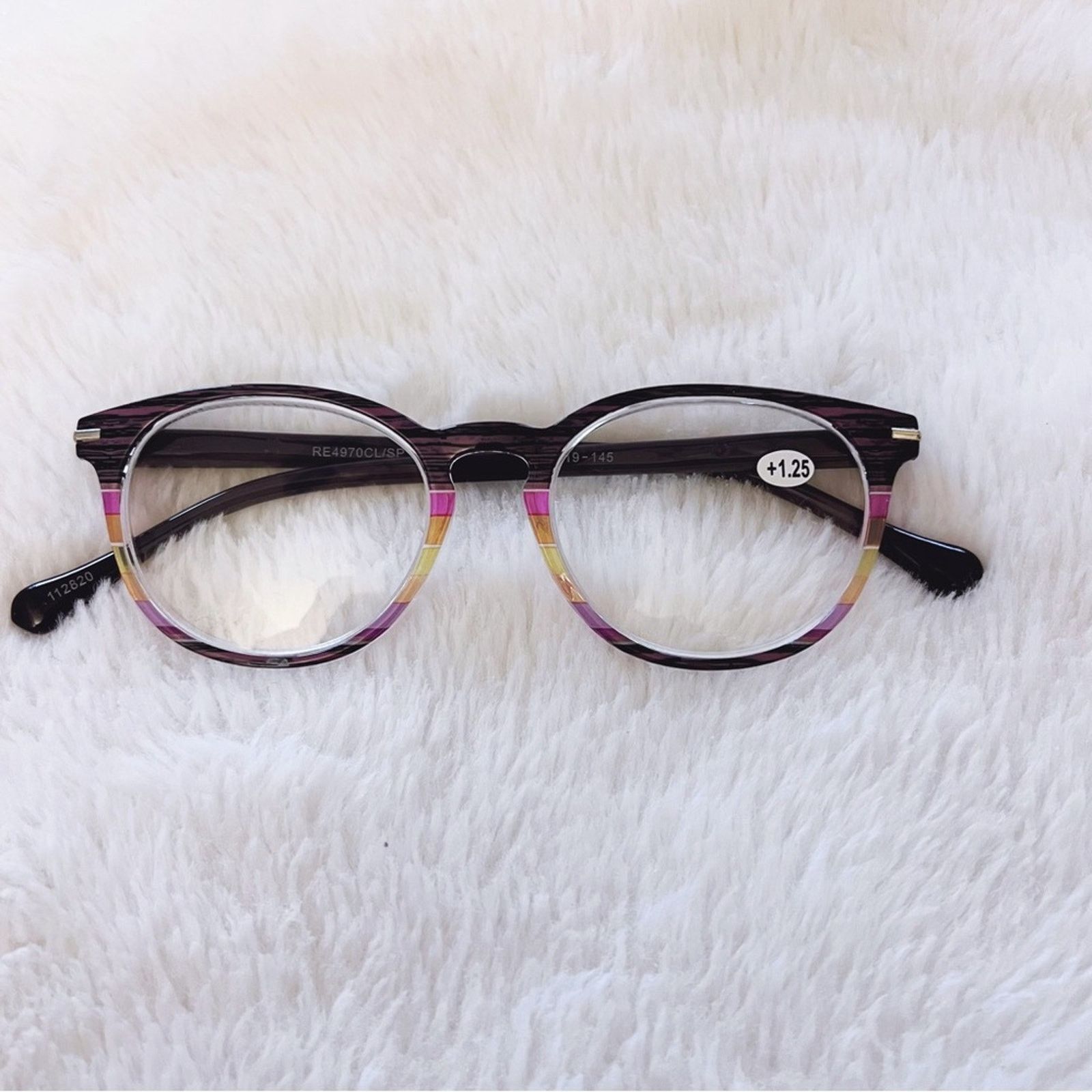 Other Zoe Brown Multi-Color Round Reader Glasses Size ONE SIZE - 1 Thumbnail