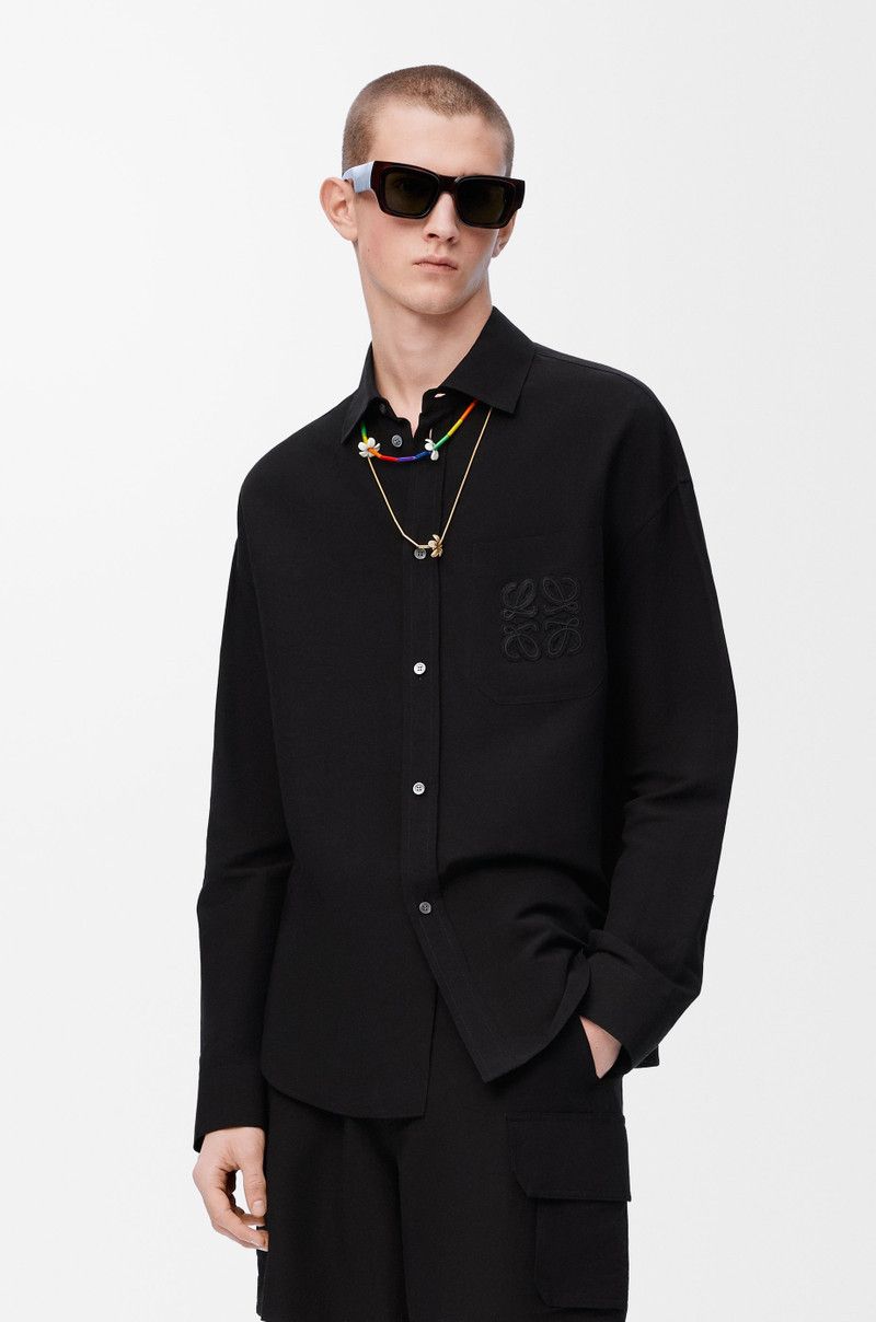 Loewe o1w1db10426 Shirts in Black Size US XL / EU 56 / 4 - 2 Thumbnail