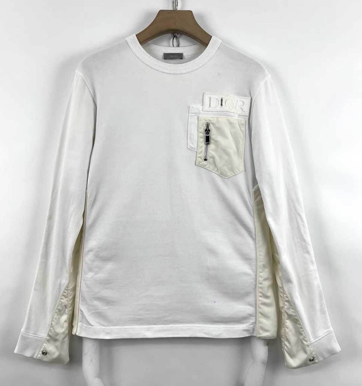 Dior Dior x Sacai Limited Edition Long Sleeve Sweatshirt K12 Size US XXS / EU 40 - 1 Thumbnail
