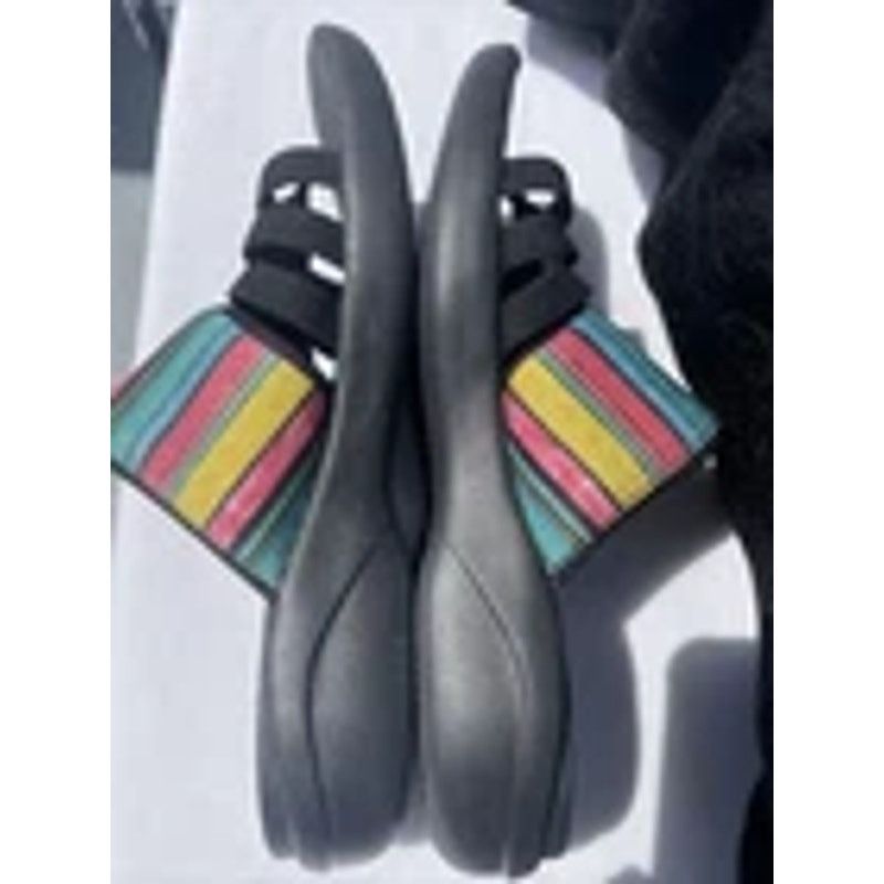 Other Bzees Smile Women's Size 9M Shoes Multicolor Bow Open Toe Size US 9 / IT 39 - 2 Thumbnail