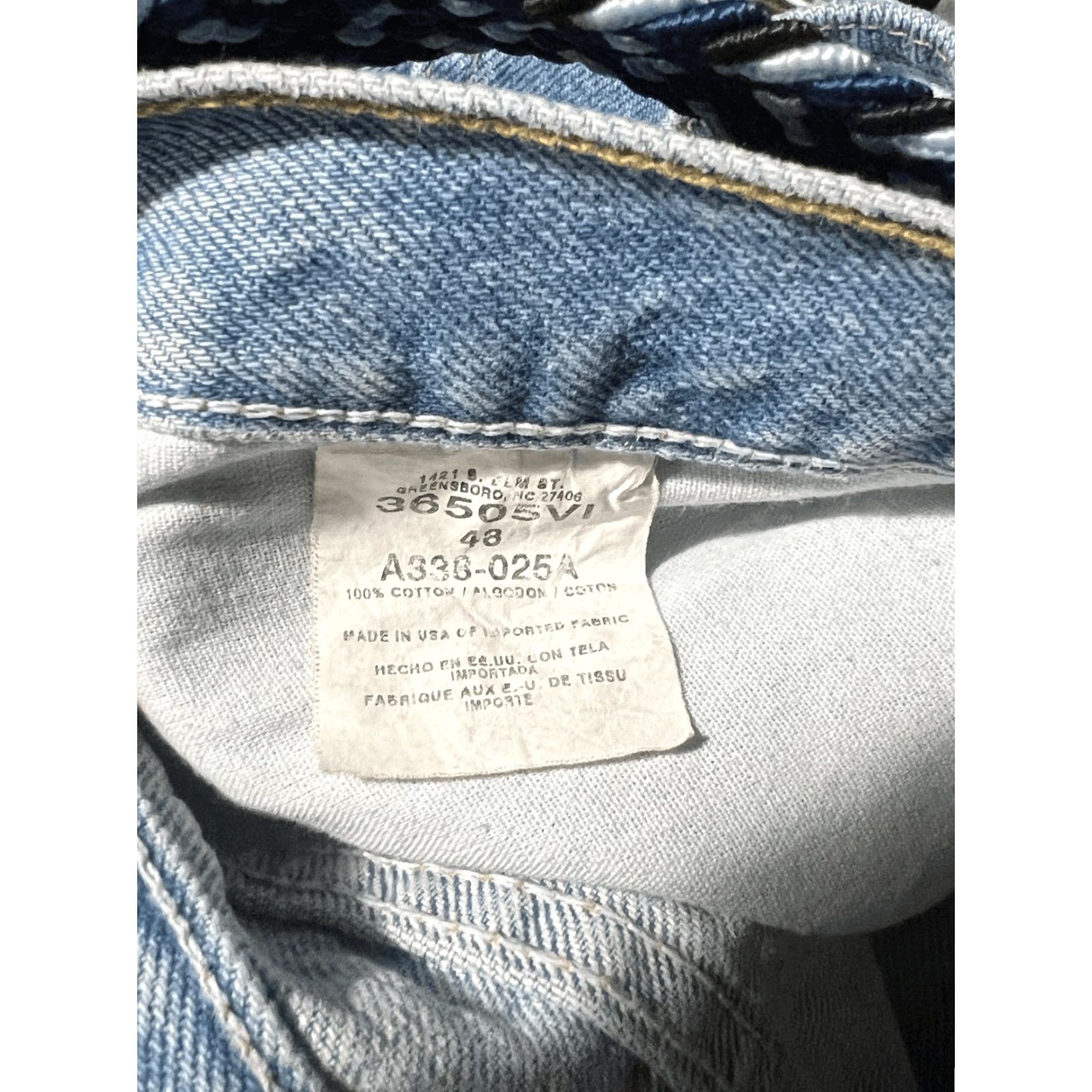 Wrangler VINTAGE Wrangler Mens Denim Jean Rugged Wear Shorts Size 48 NWT Blue 48 in Denim Mens Shorts Vintage Wrangler NWT Jeans Size US 32 / EU 48 - 3 Thumbnail