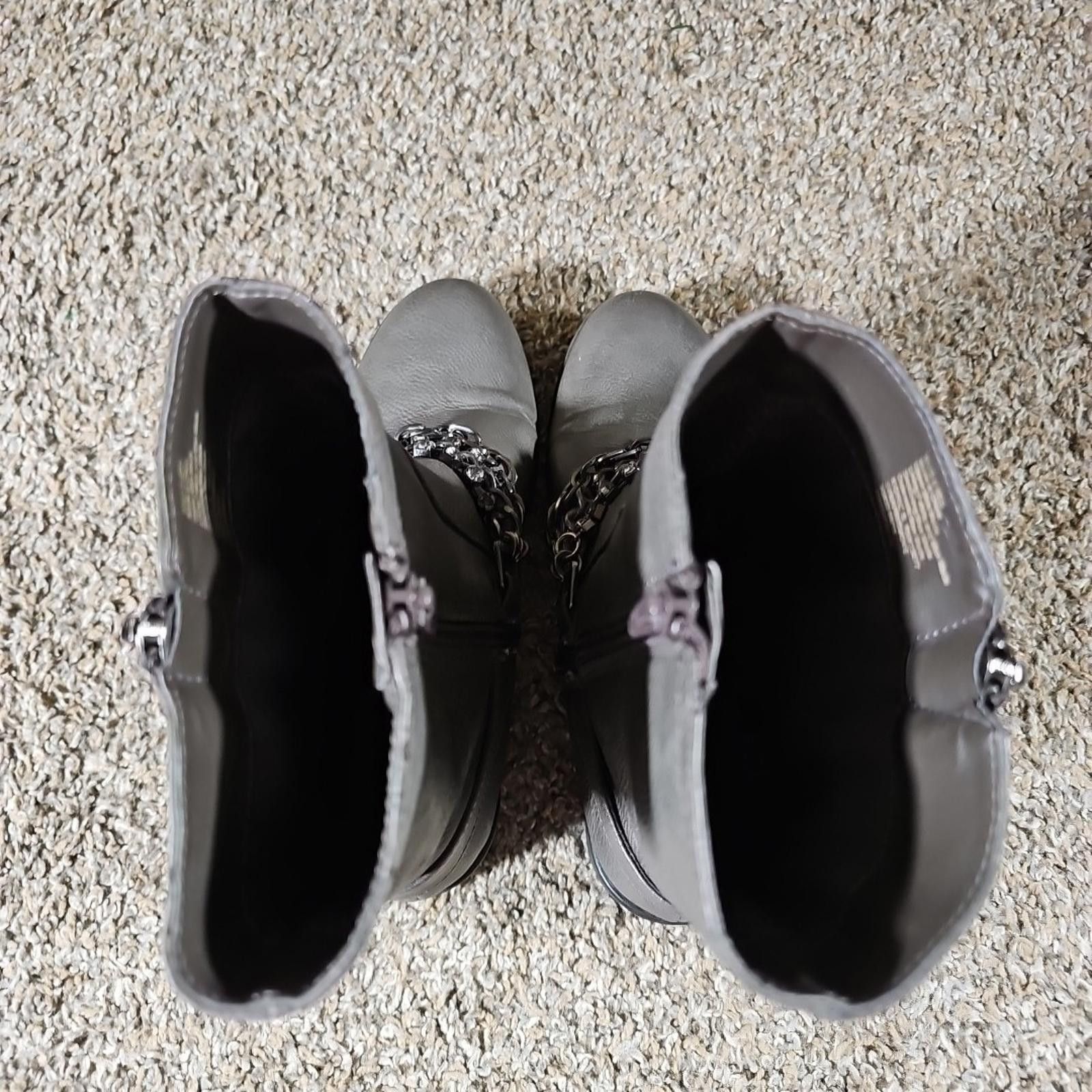 Kohl's Kohls Marnismoke Boots Womens Sz 6 Chained Zipper Sides Size US 6 / IT 36 - 6 Thumbnail