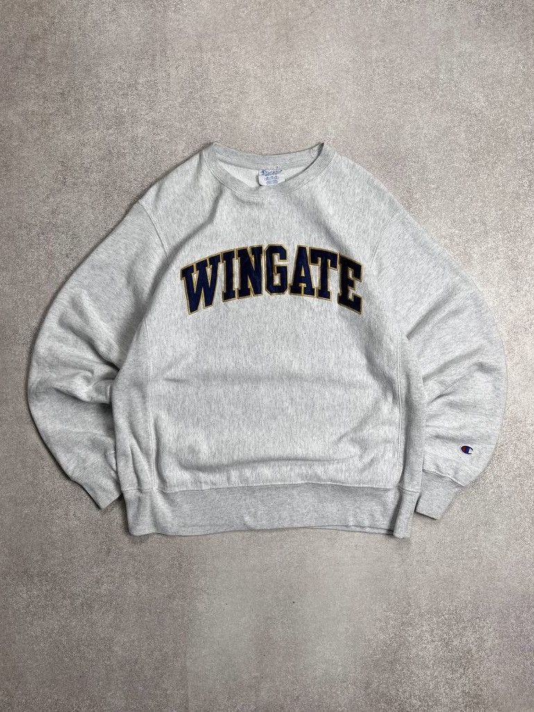 Champion × Vintage Vintage Champion Wingate Boxy Sweatshirt Y2K M Size US M / EU 48-50 / 2 - 1 Thumbnail