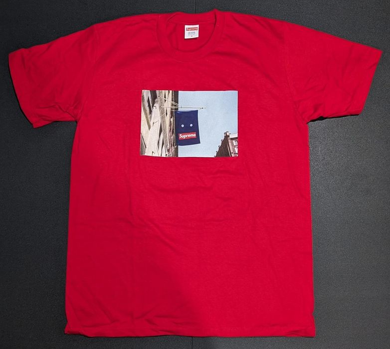 Supreme Banner Tee Red