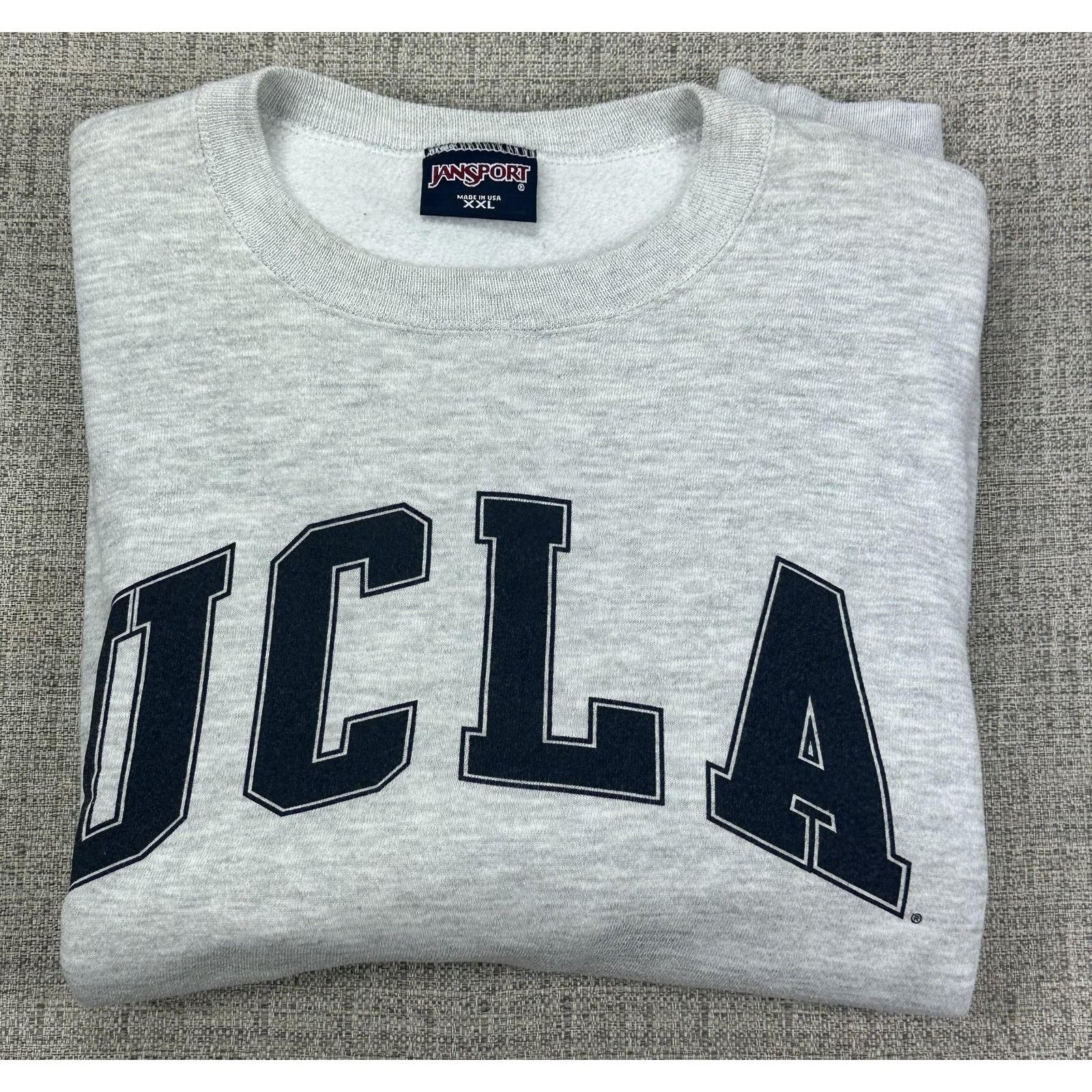Jansport UCLA Bruins Sweatshirt 2XL Gray NCAA Crewneck JanSport USA Size US XXL / EU 58 / 5 - 11 Thumbnail