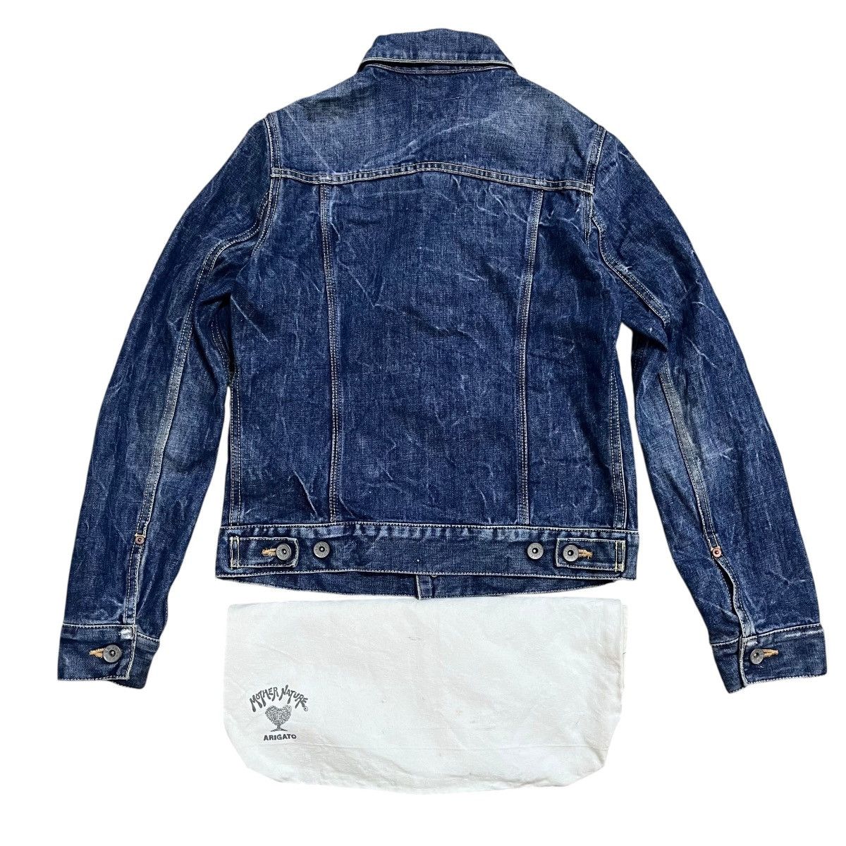 Blue Blue Japan Authentic Blue Blue Japan Distressed Denim Jacket Size US XS / EU 42 / 0 - 2 Thumbnail