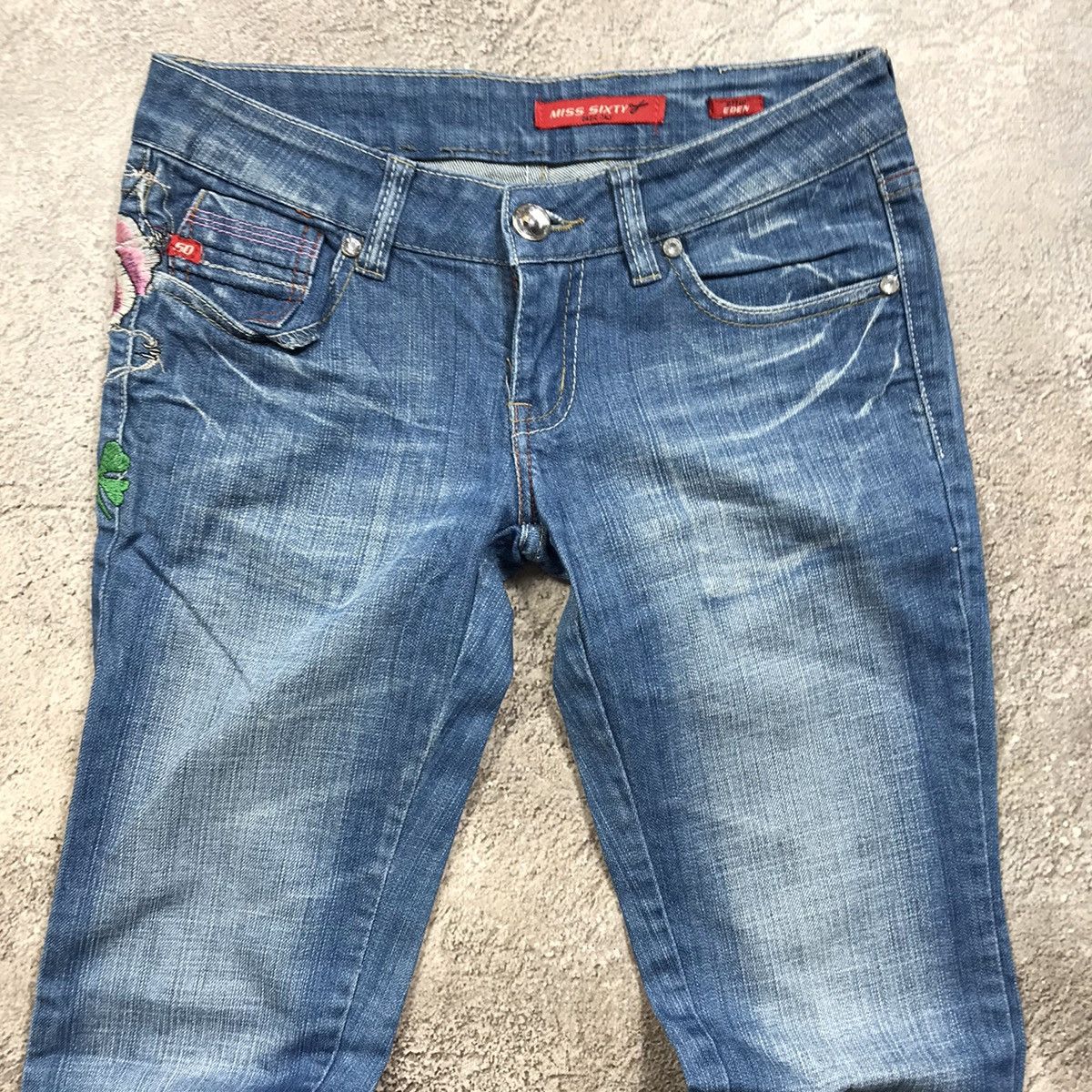 Vintage Vintage 90s Faded Distressed Baggy Jeans Grunge Skate 28 Size 28" / US 6 / IT 42 - 4 Thumbnail