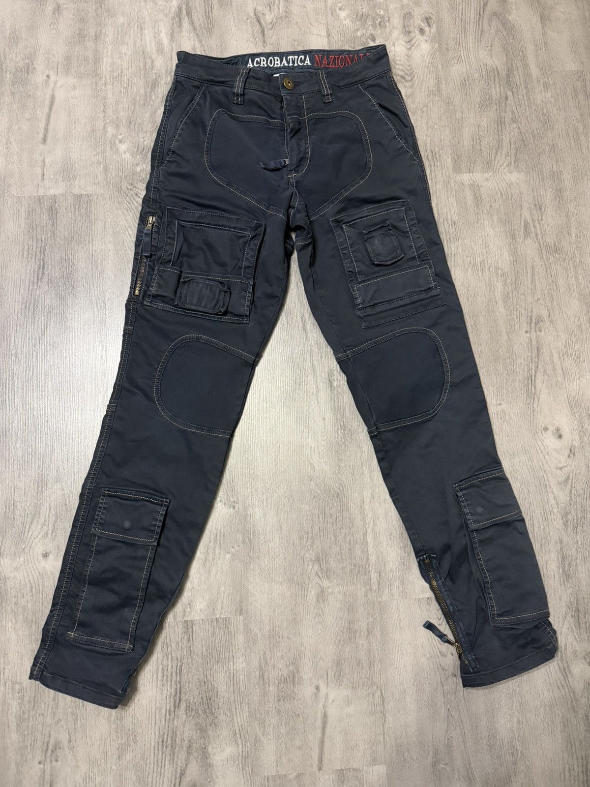Aeronautica Militare Navy Blue Military Spec Cargo Pants Trousers Aeronautica Size US 28 / EU 44 - 1 Thumbnail