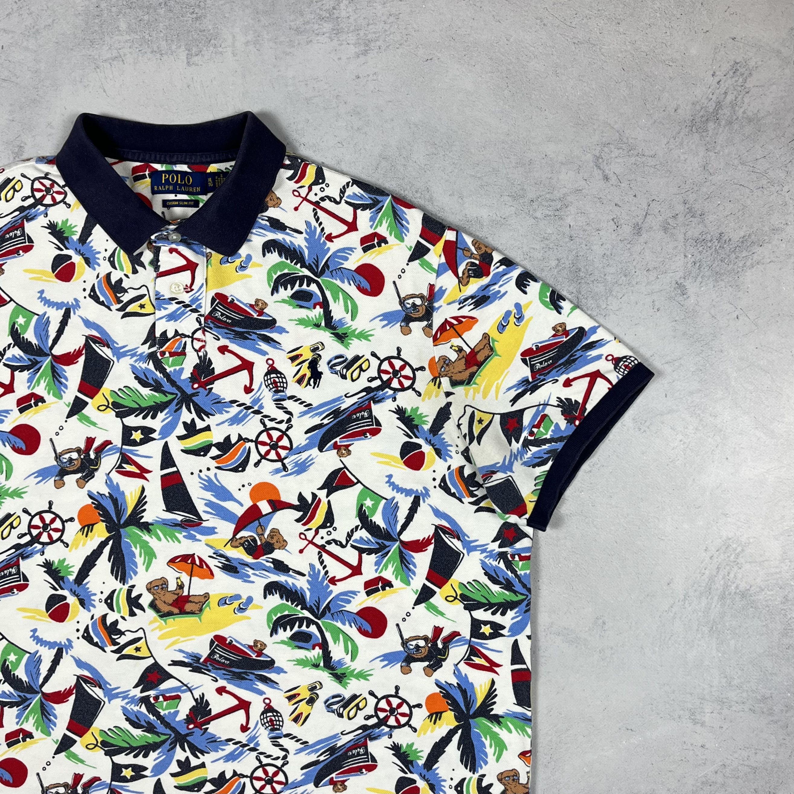 Polo Ralph Lauren Polo Bear Ralph Lauren Multi-logo Polo Shirt Size US XXL / EU 58 / 5 - 3 Thumbnail