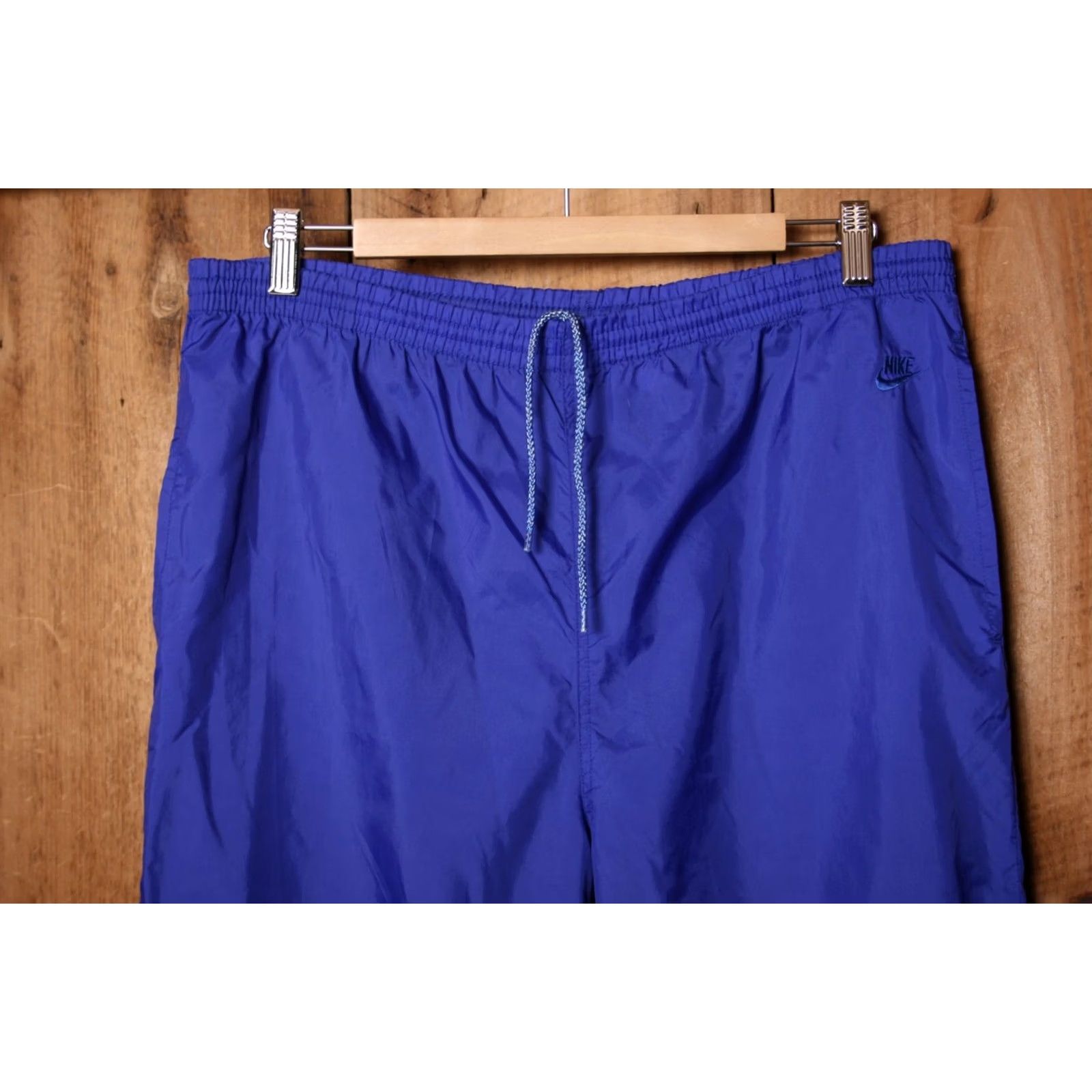 Nike VINTAGE Nike Purple Track Pants Mens M Inseam 30 Zip Ankle Windbreaker Nylon Nylon Pants Unlined Drawstring Closure Activewear Size US 31 - 2 Thumbnail