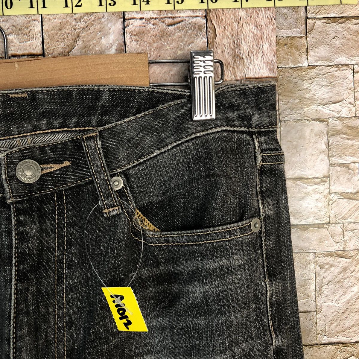 Japanese Brand Uniqlo japan Black ripped Distressed Denim Pants #A1012 Size US 28 / EU 44 - 8 Thumbnail