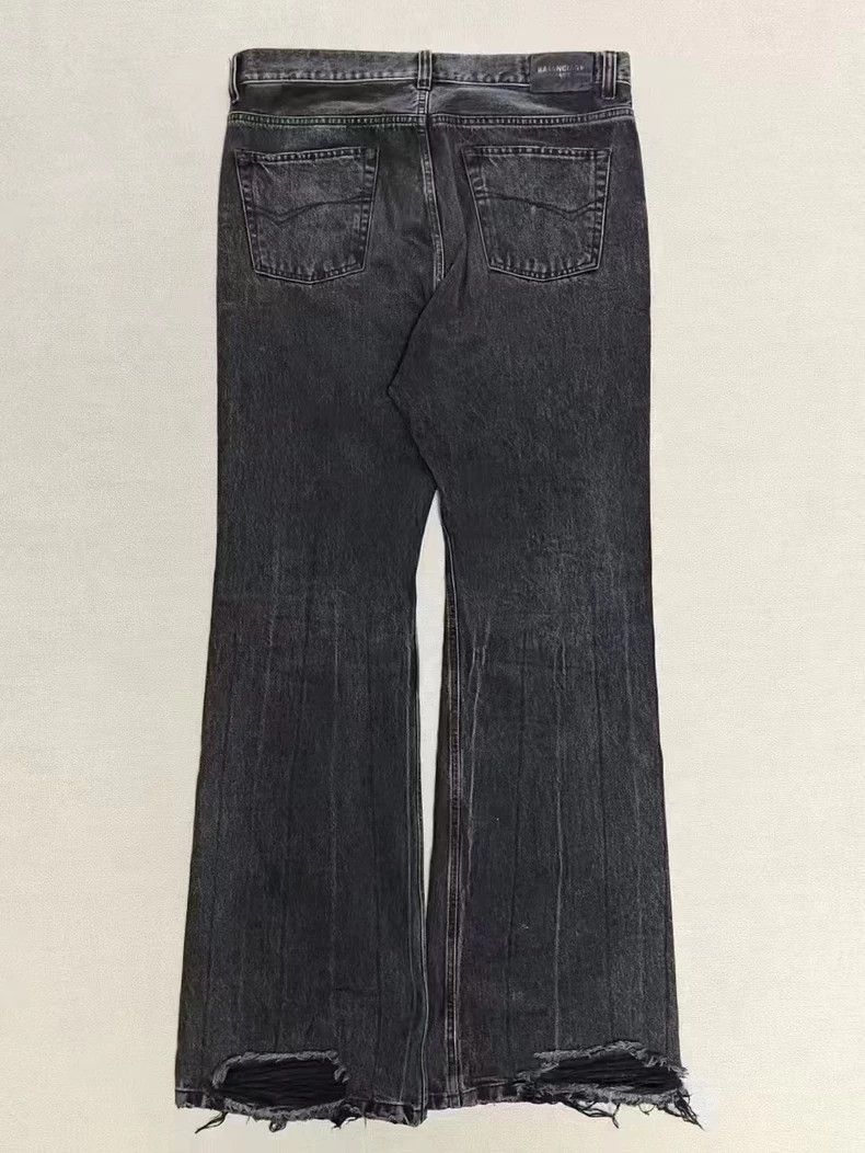 Balenciaga Balenciaga Flared Black Denim Pants-2507 Size US 32 / EU 48 - 2 Thumbnail