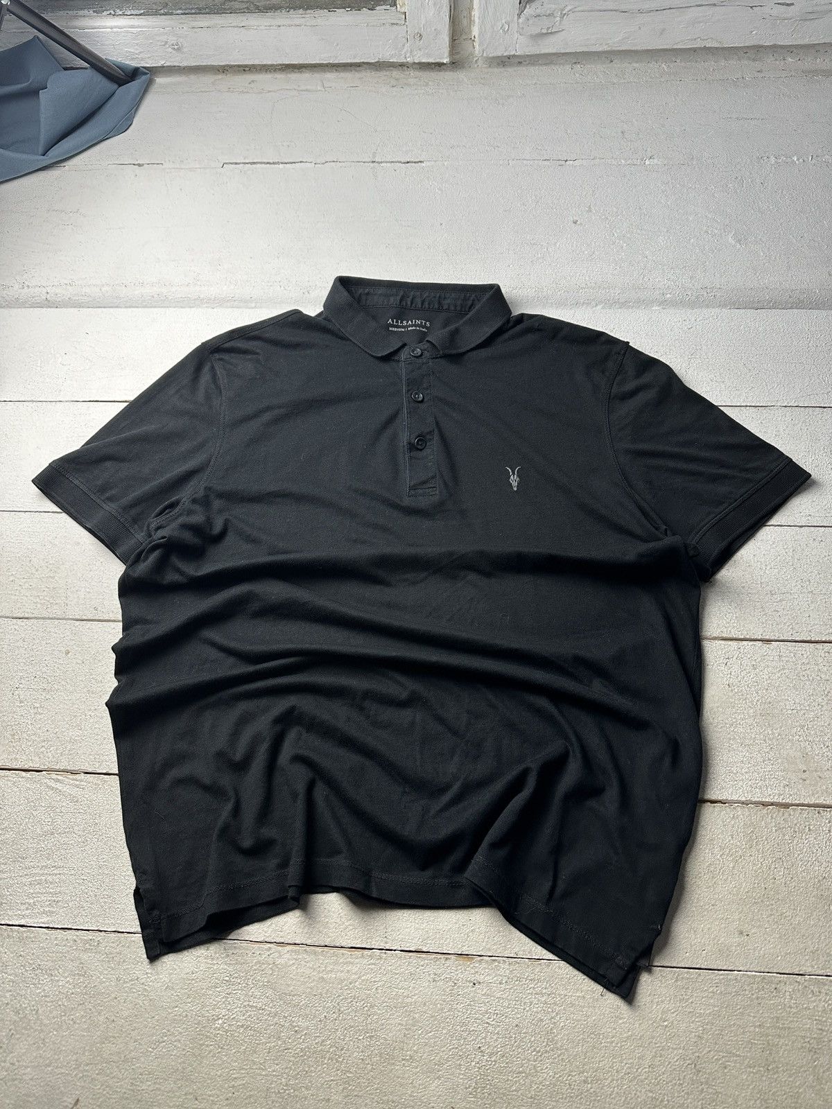 Allsaints 🚨ALLSAINTS BLACK POLO TANK SHIRT LUXURY OPIUM Y2K Size US M / EU 48-50 / 2 - 1 Thumbnail