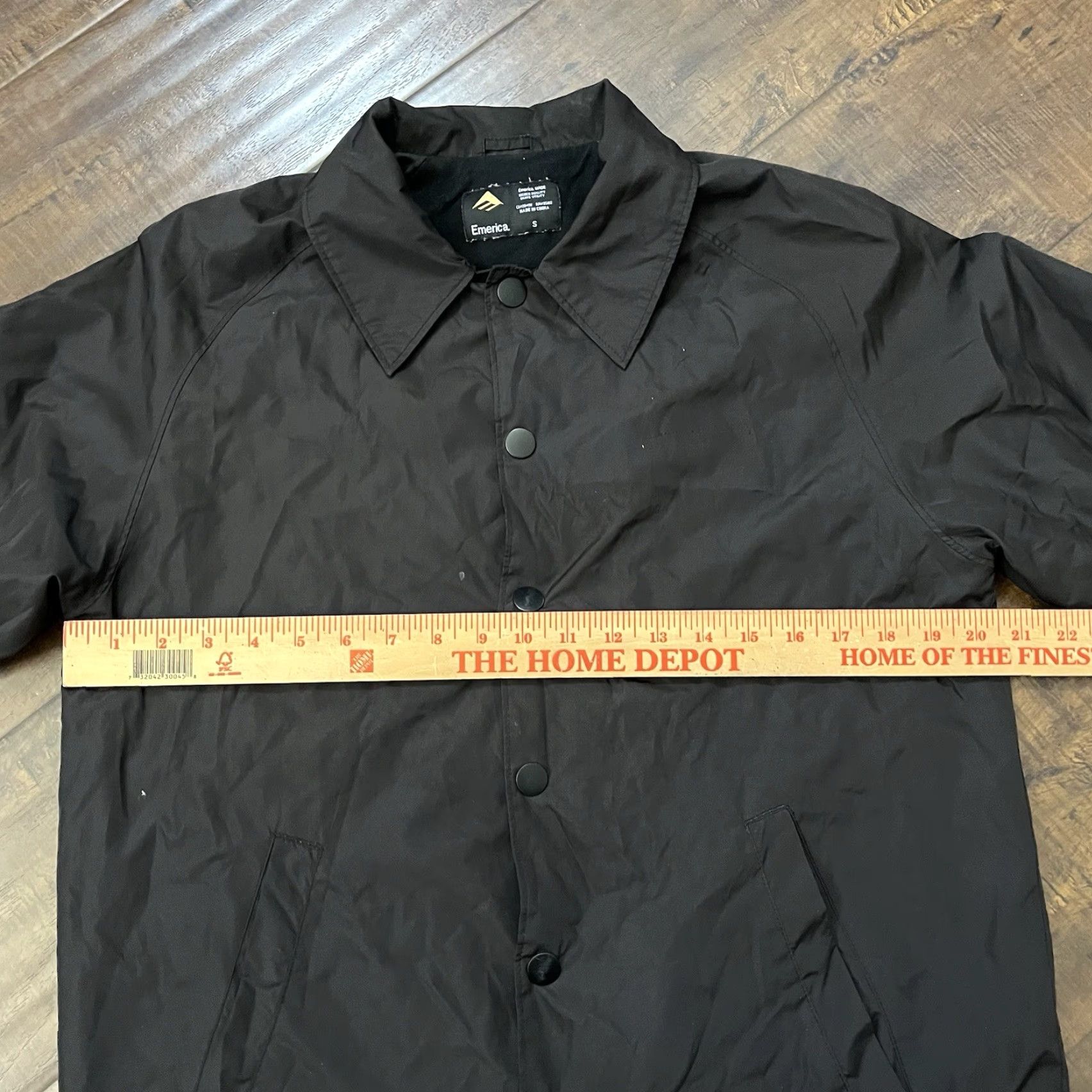 Emerica VINTAGE Emerica Skate Windbreaker Jacket Mens Small Black Andrew Reynolds Spanky Size US S / EU 44-46 / 1 - 7 Thumbnail