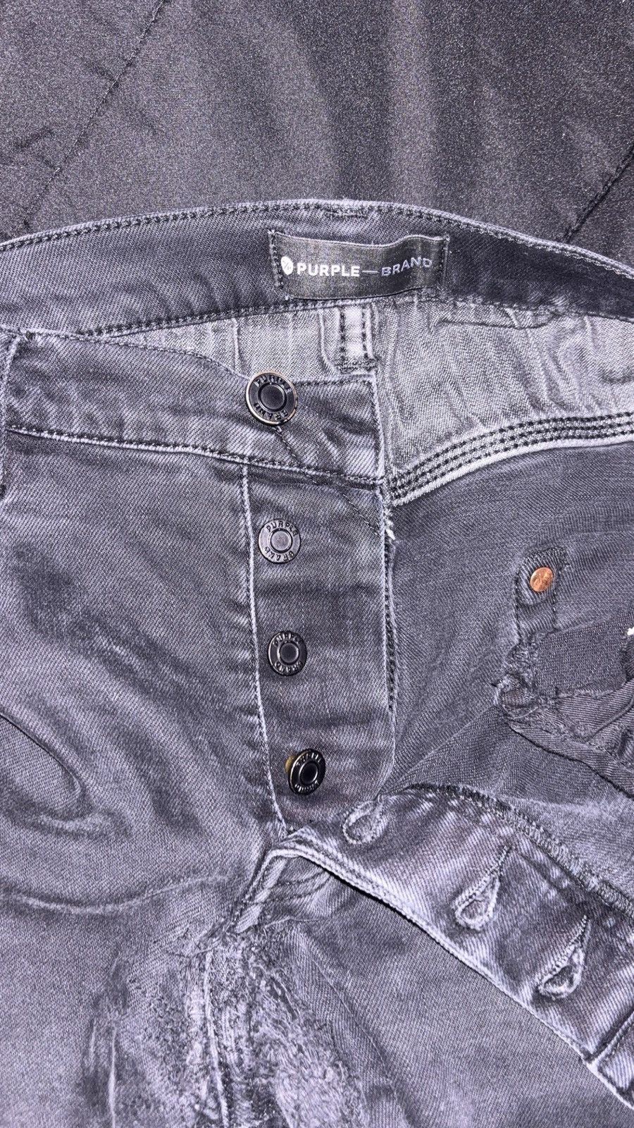 Purple Brand PURPLE BRAND Metalic jeans “Silver” Size US 33 - 6 Thumbnail