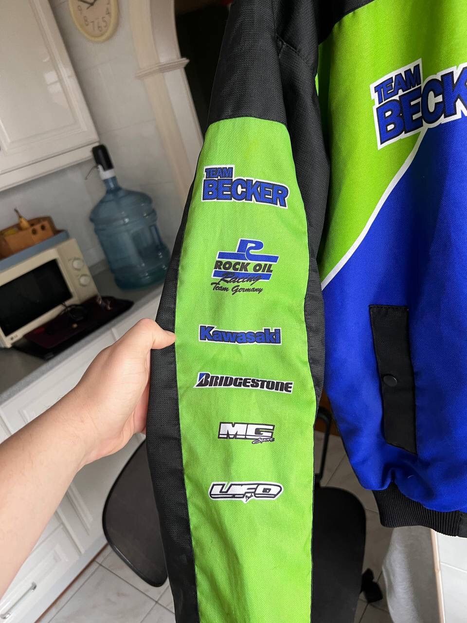 Vintage Vintage Y2K The Becker Racing Team Kawasaki jacket MOTO 00's Size US L / EU 52-54 / 3 - 5 Thumbnail