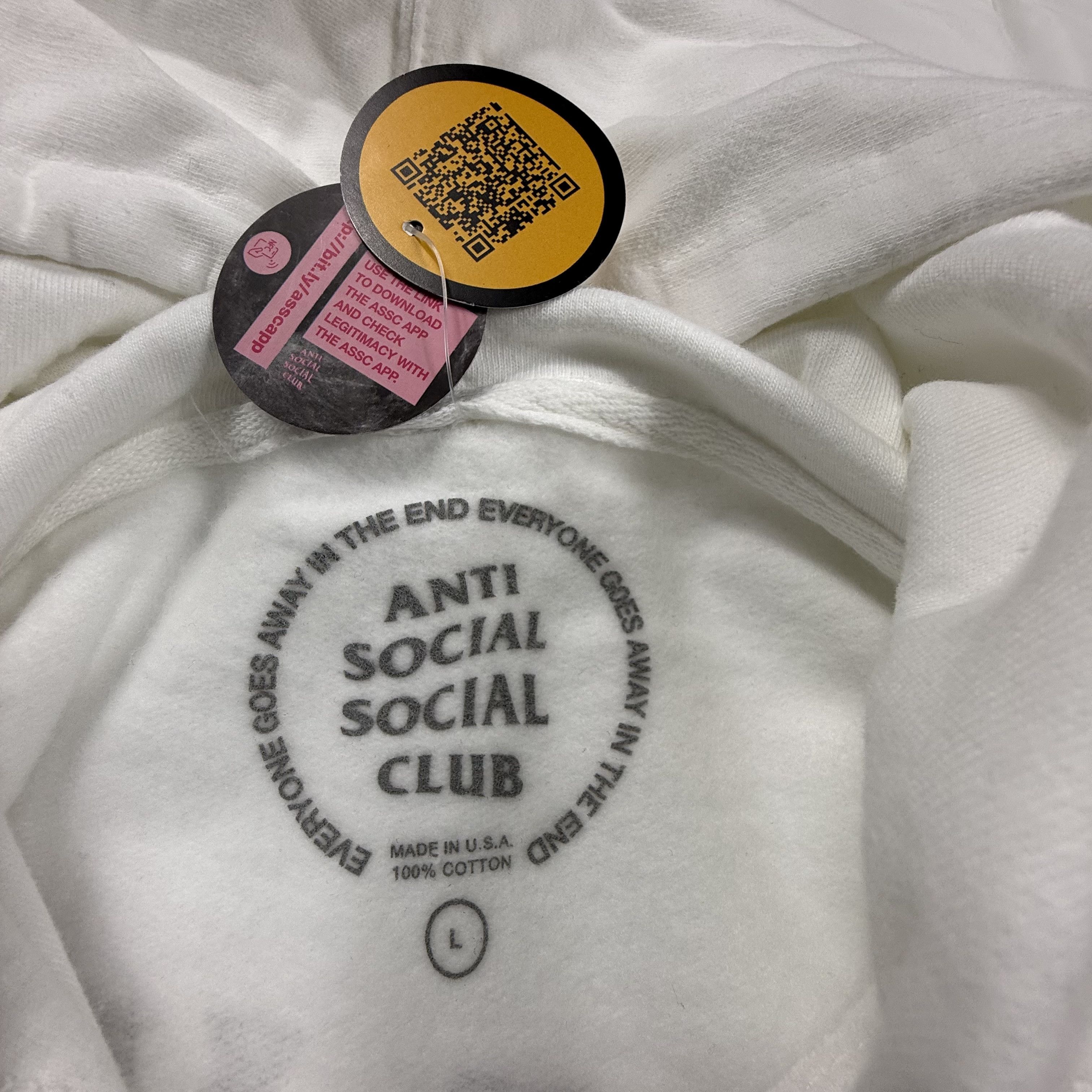 Anti Social Social Club Anti Social Social Club Me Quedo La Cicatriz Rose Hoodie Size US L / EU 52-54 / 3 - 5 Thumbnail