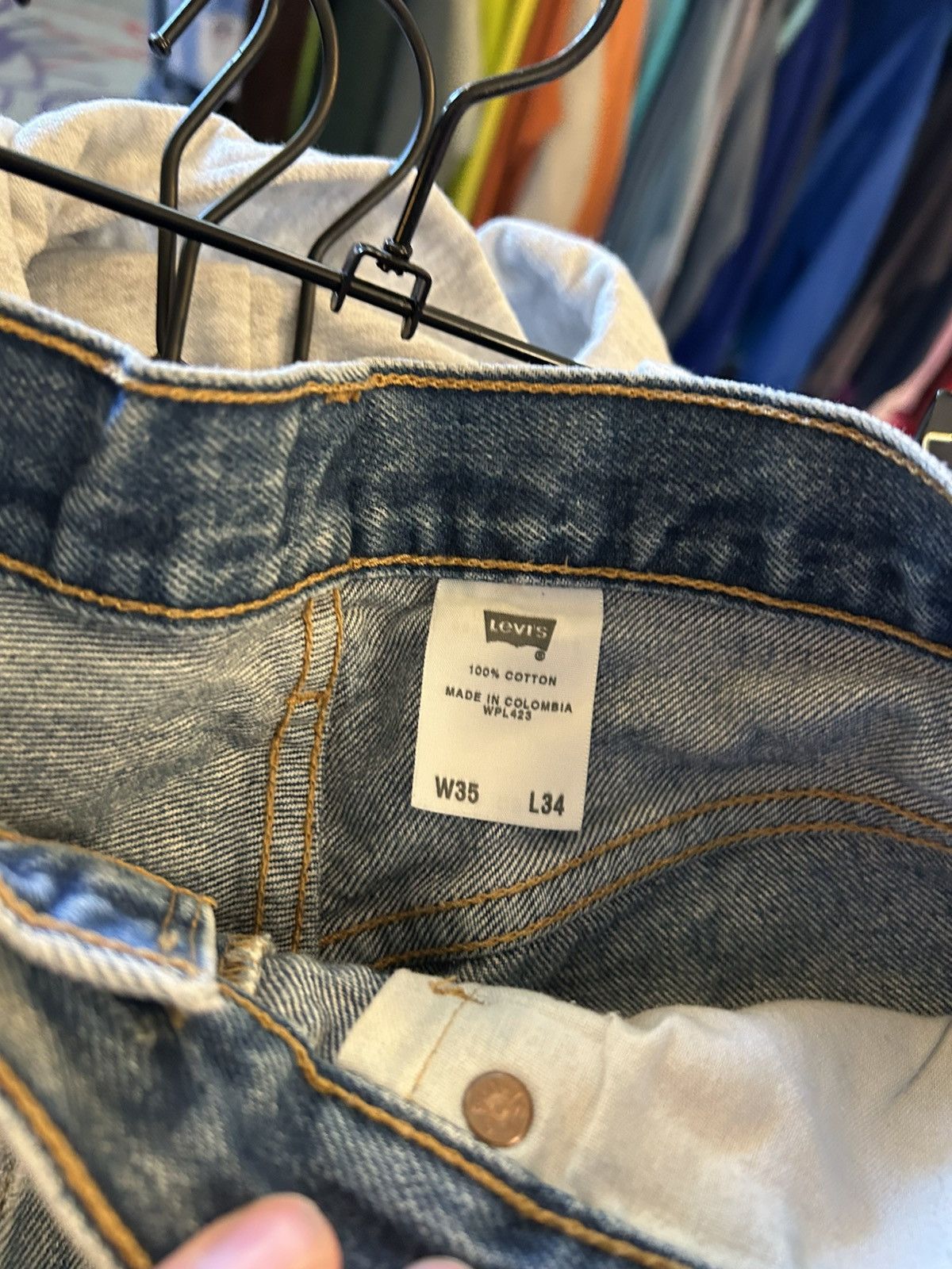Levi's Distressed $pent Signature jeans Size US 35 - 3 Thumbnail