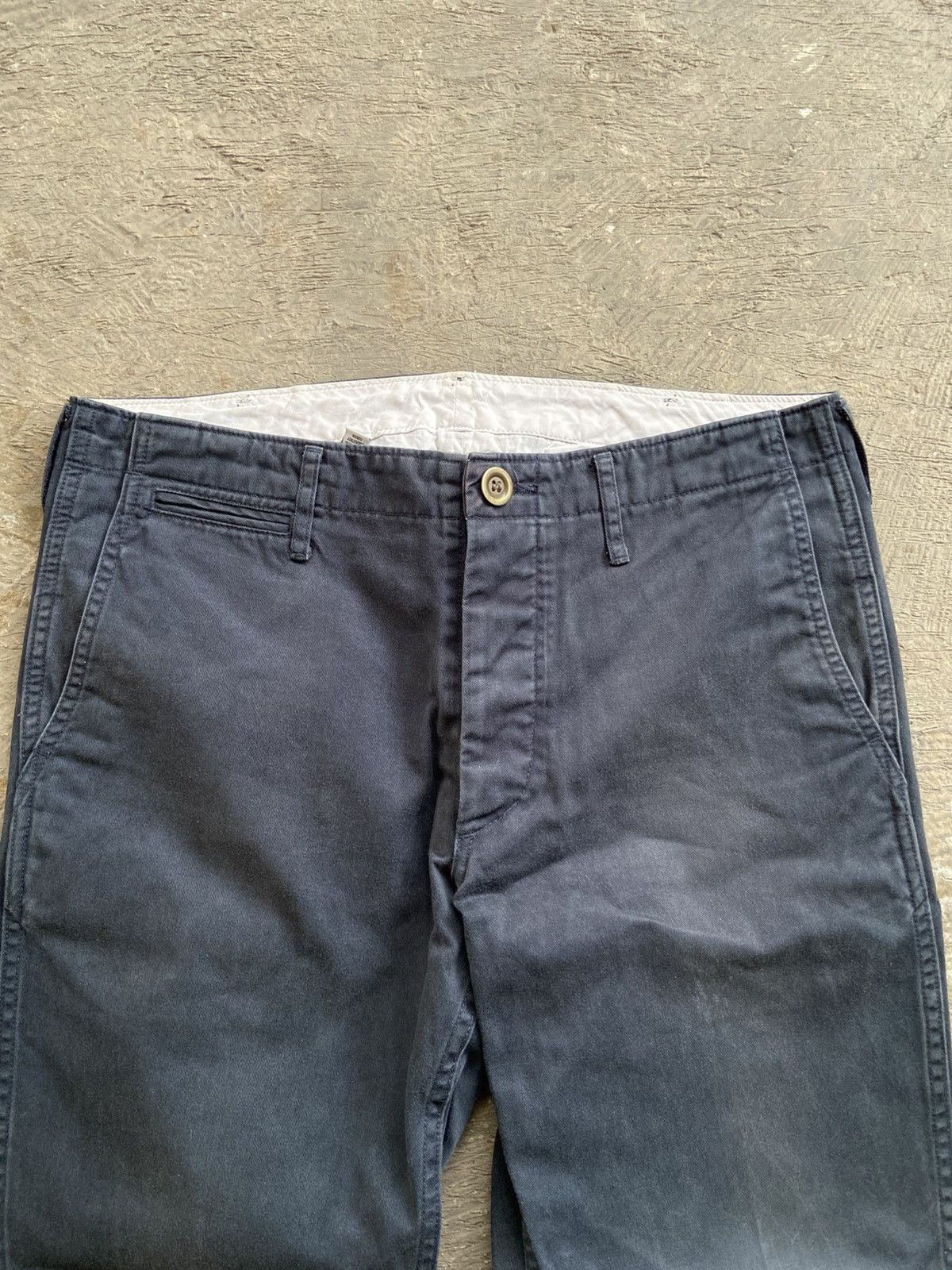 Visvim SS12 Visvim - Chinos Pants Size 2 Navy Made in Japan Size US 30 / EU 46 - 3 Thumbnail