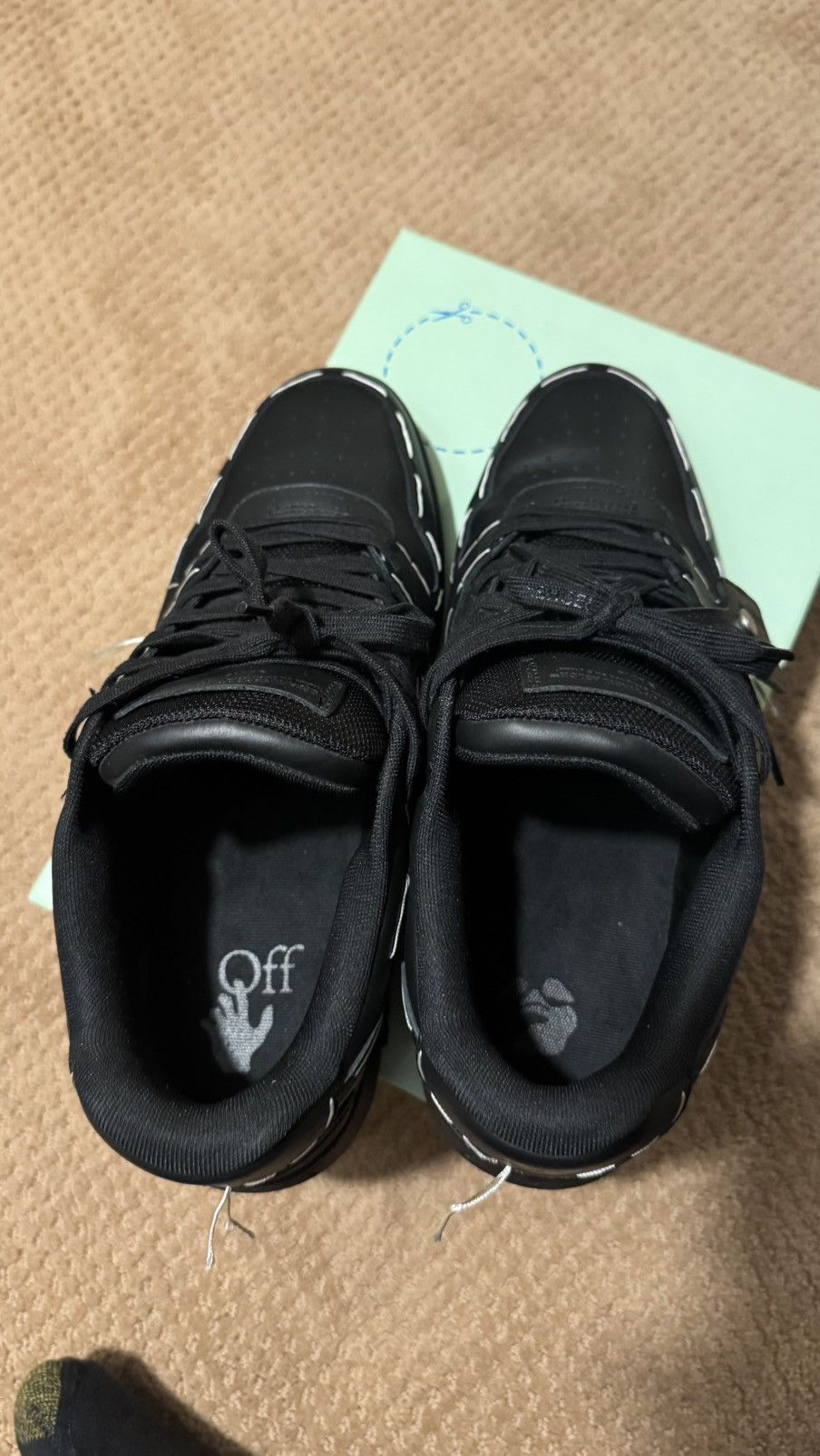 Off-White Off-White Out of Office Low Sartorial Stitching Sneakers Size US 12 / EU 45 - 5 Thumbnail