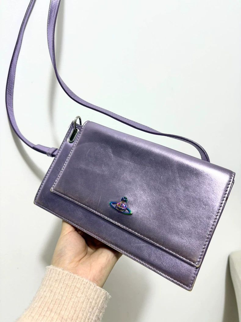 Vivienne Westwood Vivienne Westwood size os Metal laser purple shoulder bag Size ONE SIZE - 2 Thumbnail