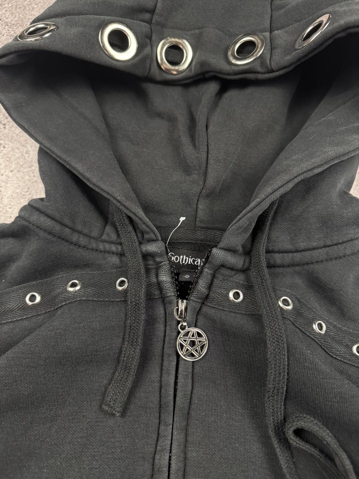 Japanese Brand Gothicana zip hoodie streetwear Tripp nyc style dark gothic Size US S / EU 44-46 / 1 - 9 Thumbnail