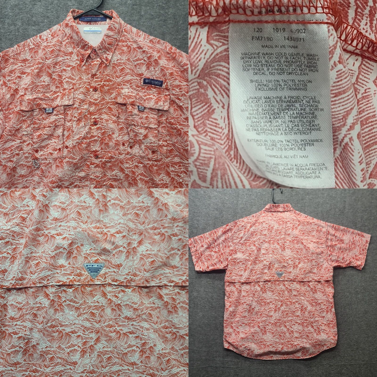 Vintage VINTAGE Columbia PFG Super Bahama Shirt Mens M Relaxed Fit Short Sleeve Casual Fishing Size US M / EU 48-50 / 2 - 8 Thumbnail