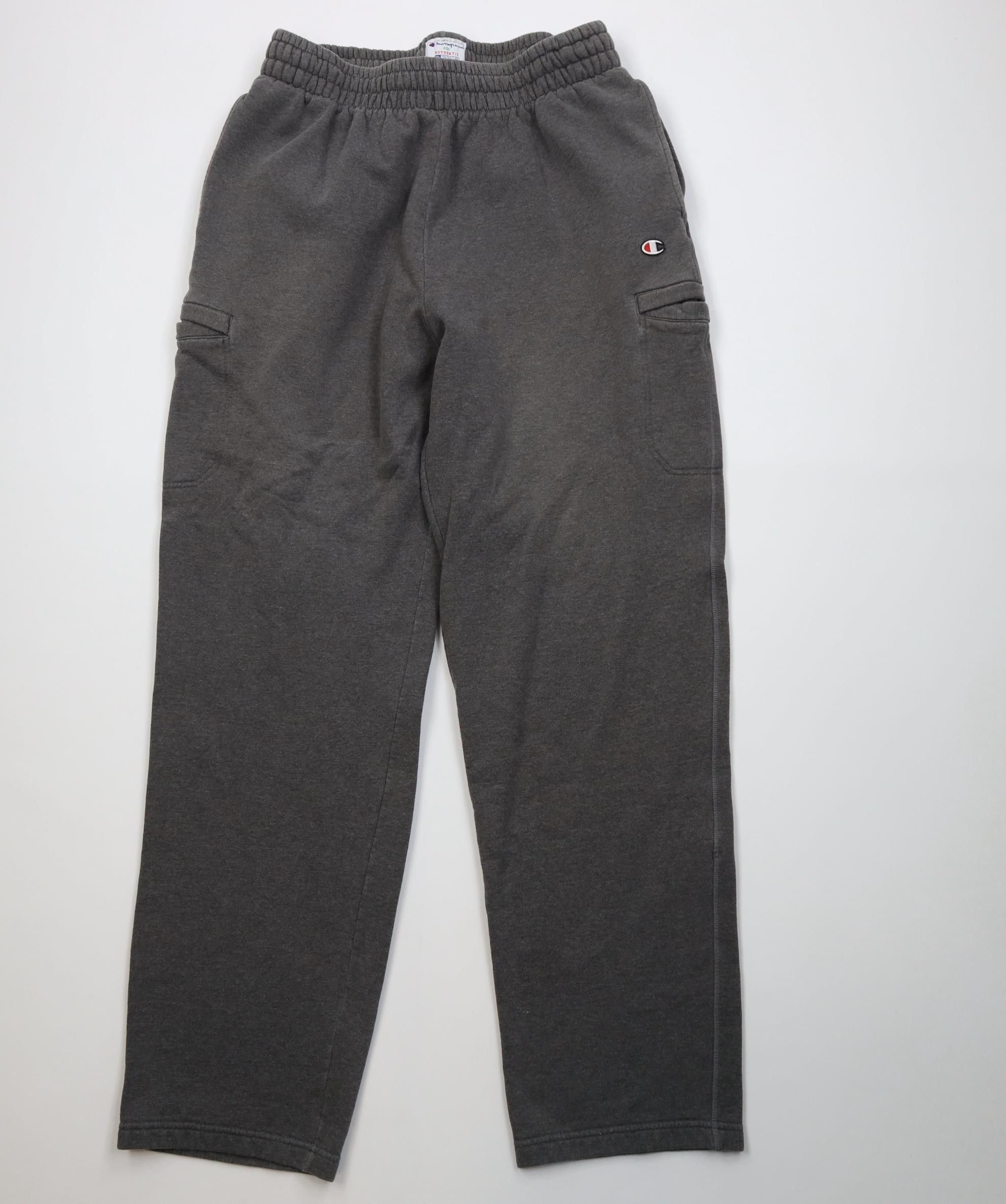 Champion Vintage Y2K Champion Wide Leg Cargo Sweatpants Pants Gray Size US 38 / EU 54 - 1 Thumbnail