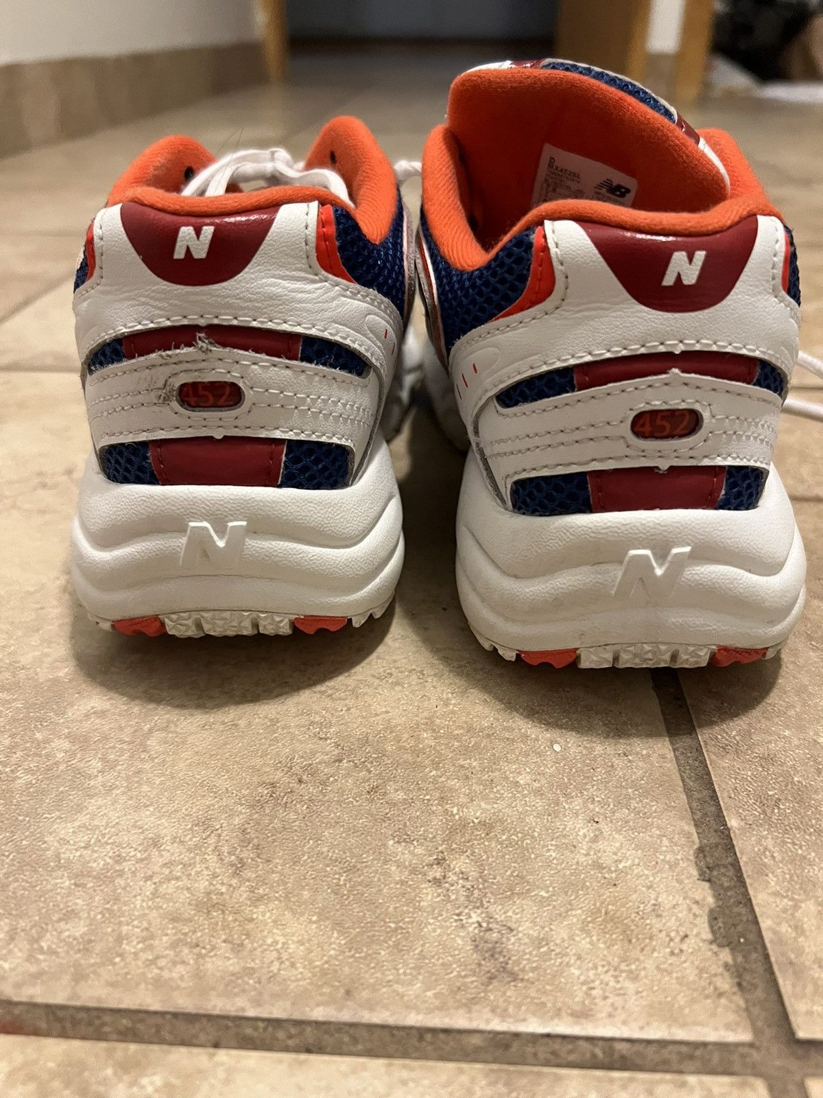 New Balance New Balance 452 White Blue Size US 7.5 / EU 40-41 - 6 Thumbnail