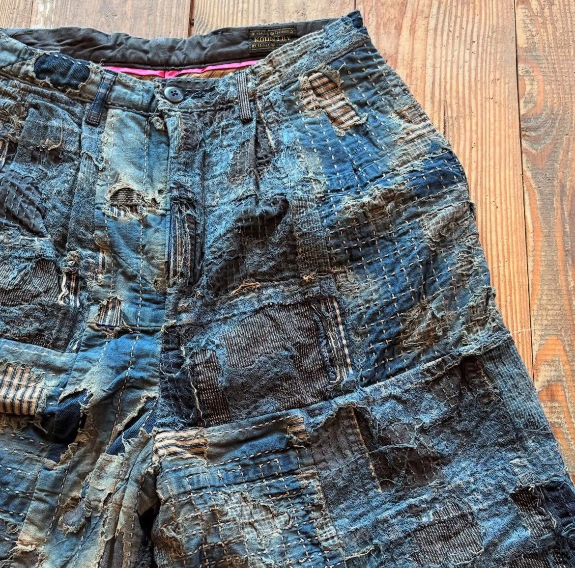 Kapital Kapital Boro Denim IVY Shorts size 2 Size US 32 / EU 48 - 3 Thumbnail