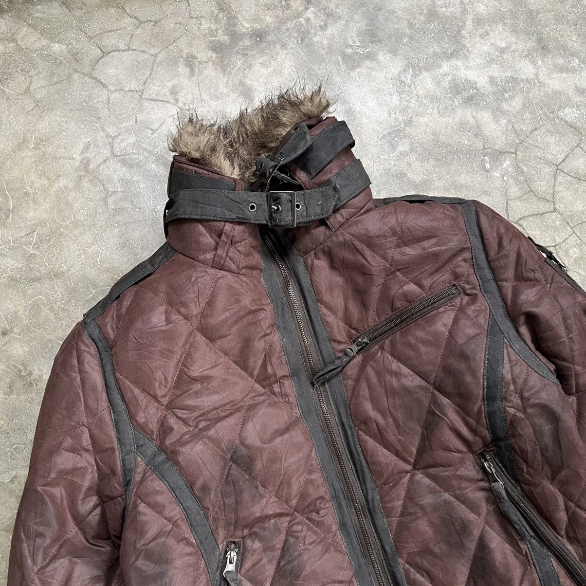 Japanese Brand 90s Crebar Garments B3 Padded Fur Bomber Jacket Size US L / EU 52-54 / 3 - 4 Thumbnail