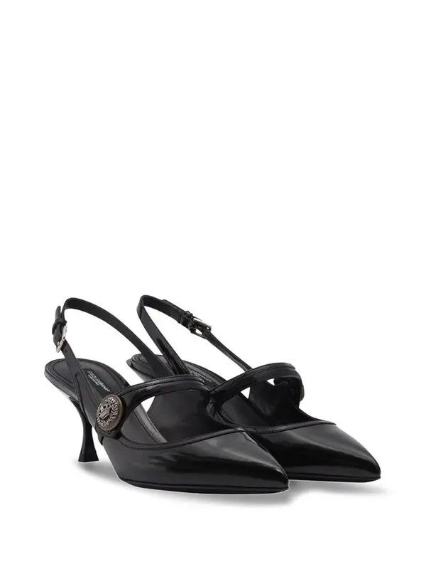 Dolce & Gabbana o1y0925 Spool Heel Pumps in Black Size US 6.5 / IT 36.5 - 2 Thumbnail