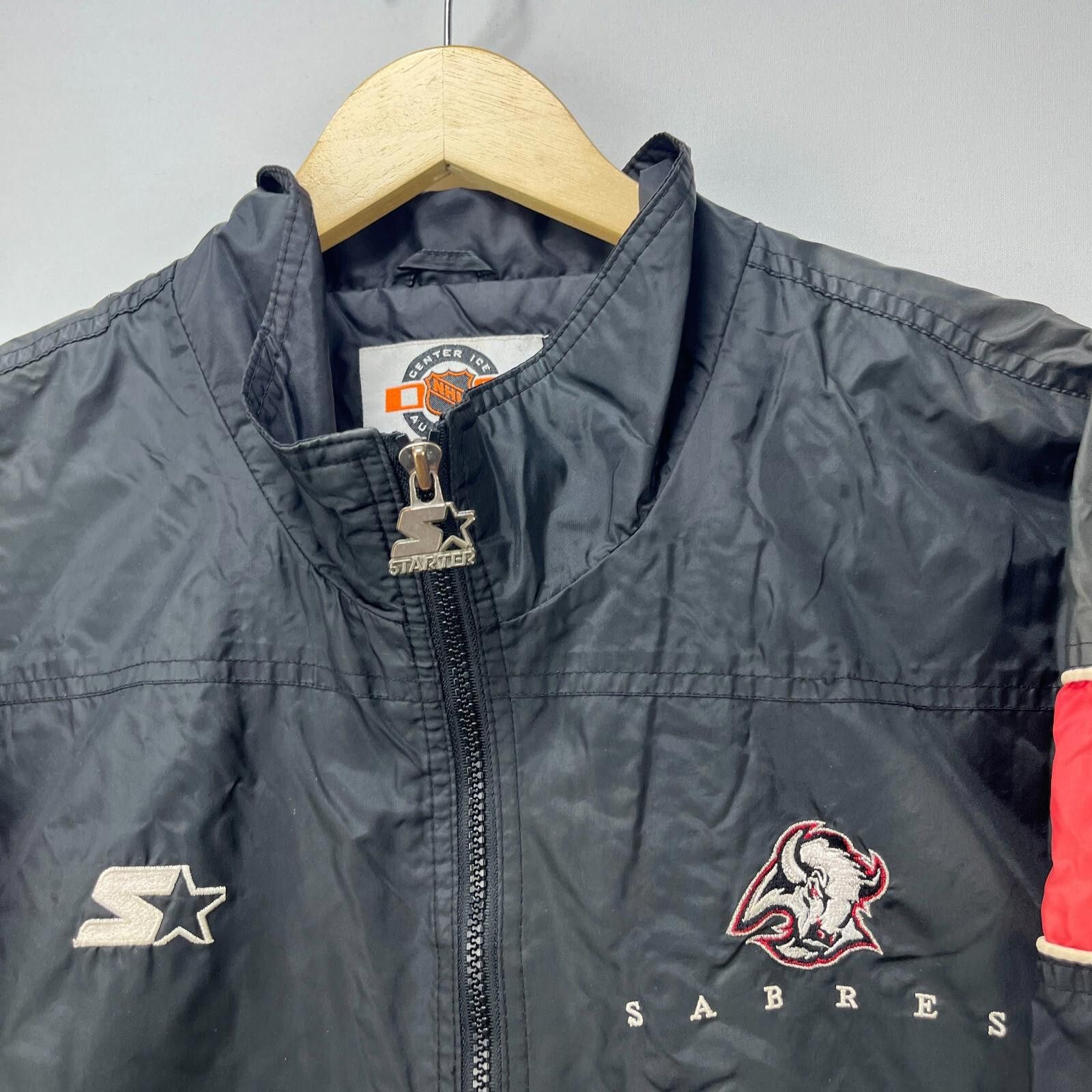 Majestic Vintage 90s Buffalo Sabres Windbreaker Jacket XL Starter NHL Size US XL / EU 56 / 4 - 3 Thumbnail