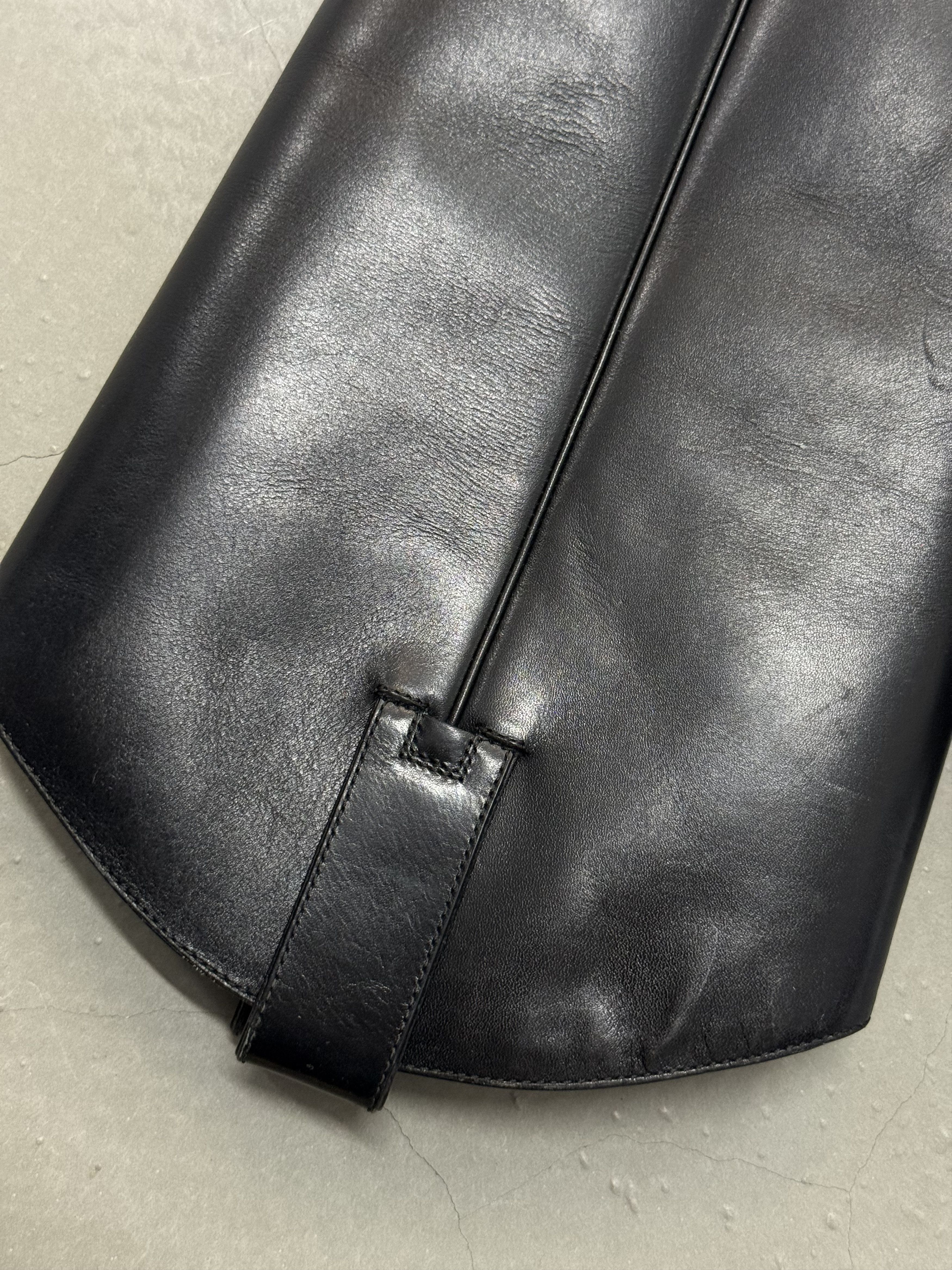 Tom Ford Tom Ford Women’s Black Leather Knee High Size US 7 / IT 37 - 5 Thumbnail