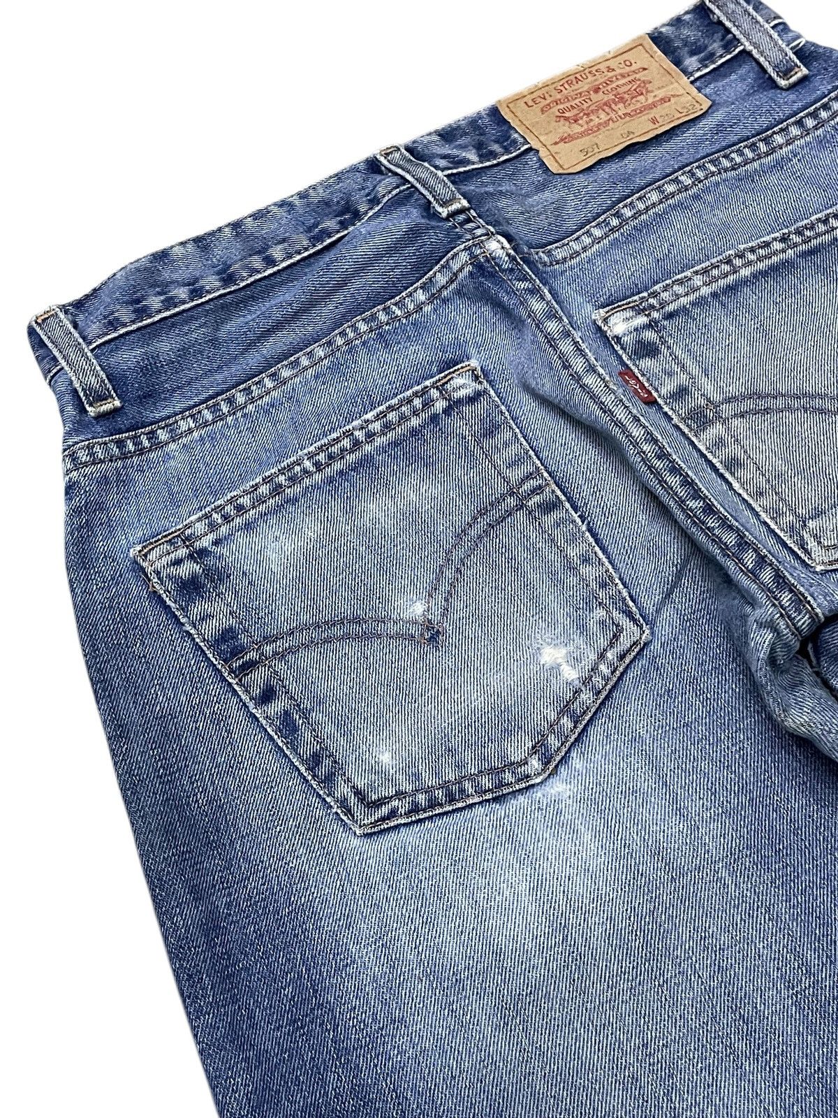 Levi's Vintage Levis 507 Flared Bootcut Distressed Jeans Size US 28 / EU 44 - 20 Thumbnail