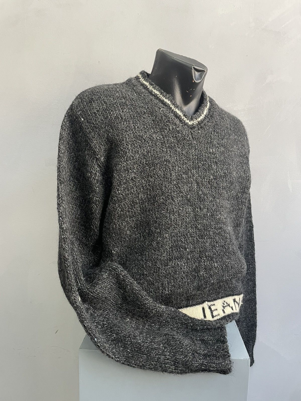 Dolce & Gabbana Rare wool Dolce gabbana big logo sweater y2k japanese Size US XL / EU 56 / 4 - 5 Thumbnail