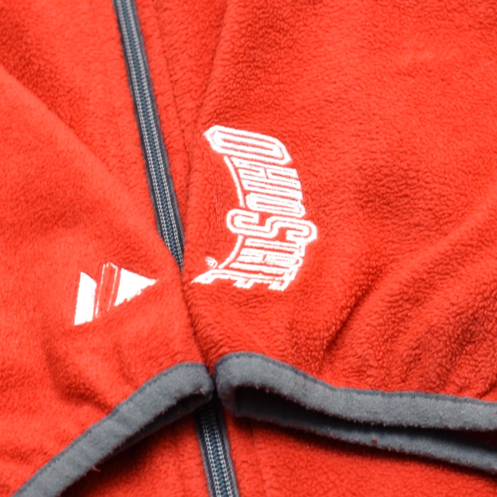 Vintage Majestic Full Zip Jacket Fleece Pockets Polyester Red 2XL Men Jacket Modern 2XL Majestic Red Fleece Polyester Pockets Jacket Size US XXL / EU 58 / 5 - 8 Thumbnail