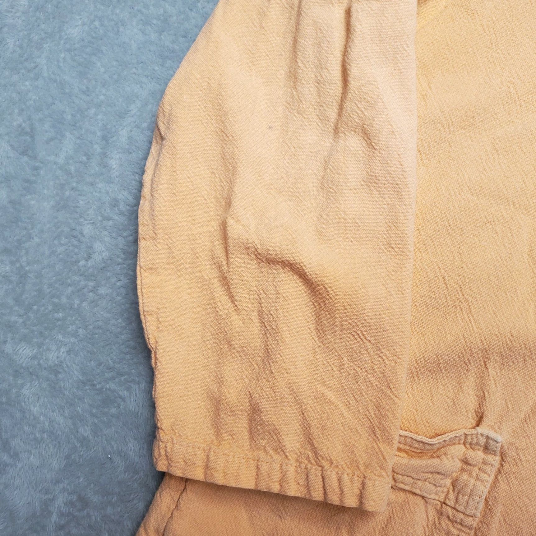 Vintage VINTAGE Sea Breeze Beach Jacket Womens M Peach Crinkle Textured Cotton Comfort USA Shirt Women M Orange Solid 90s Theme Casual Mens Womens Size M / US 6-8 / IT 42-44 - 4 Thumbnail