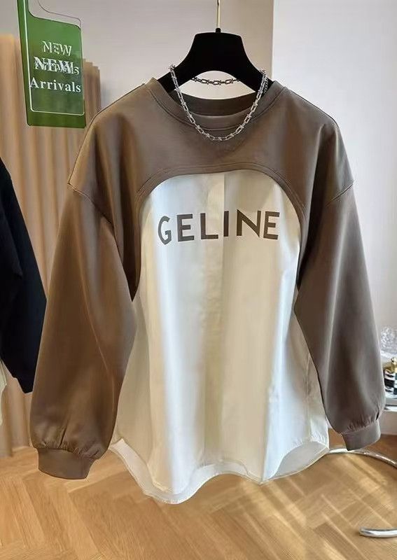 Vintage Brown & White Raglan Sleeve Oversized Tee Size US M / EU 48-50 / 2 - 1 Thumbnail