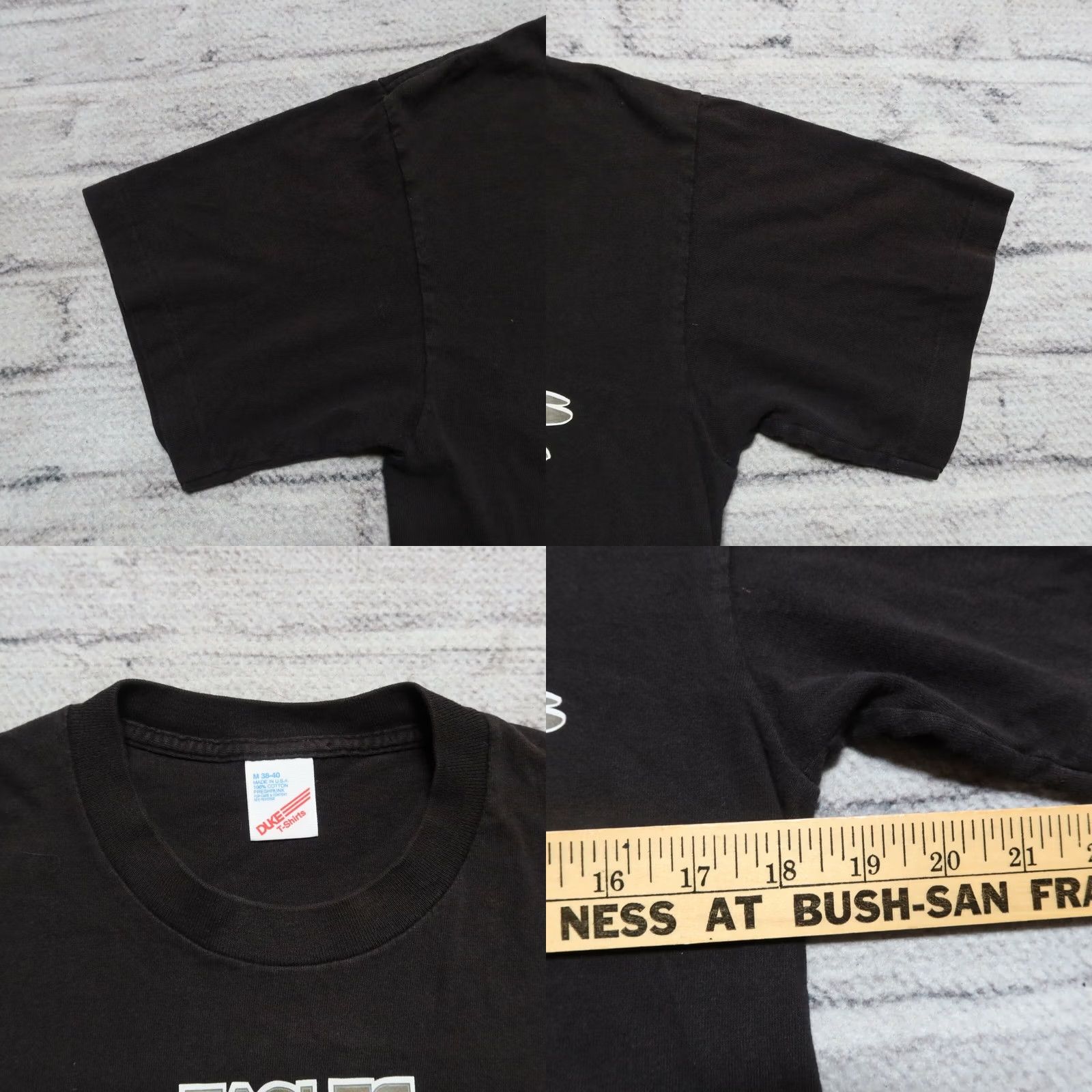 Vintage Vintage Eagles One Of These Nights Rock Band Shirt Mens Medium Black Duke Size US M / EU 48-50 / 2 - 8 Thumbnail