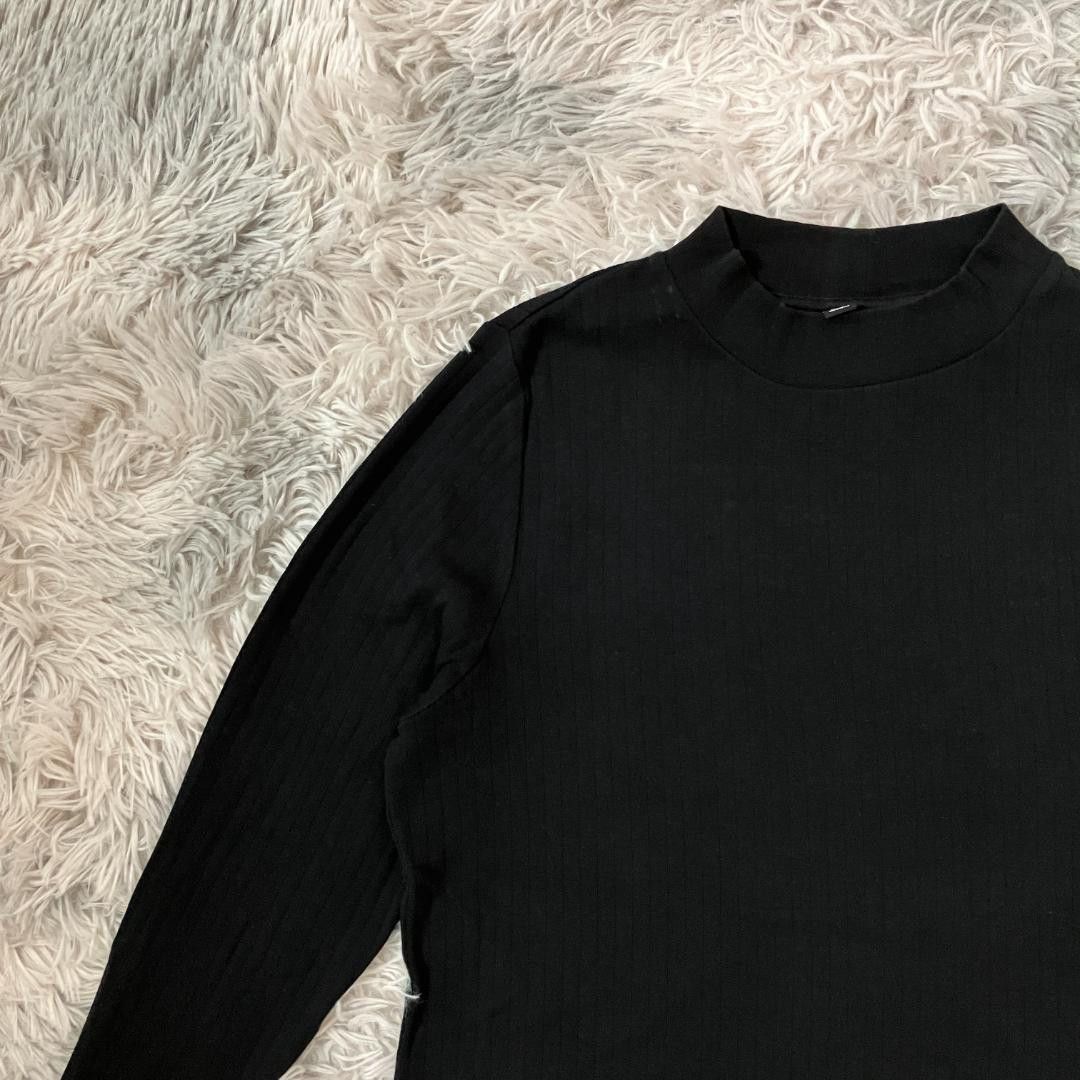Uniqlo Uniqlo ribbed mock neck l/S shirt Size US XL / EU 56 / 4 - 5 Thumbnail