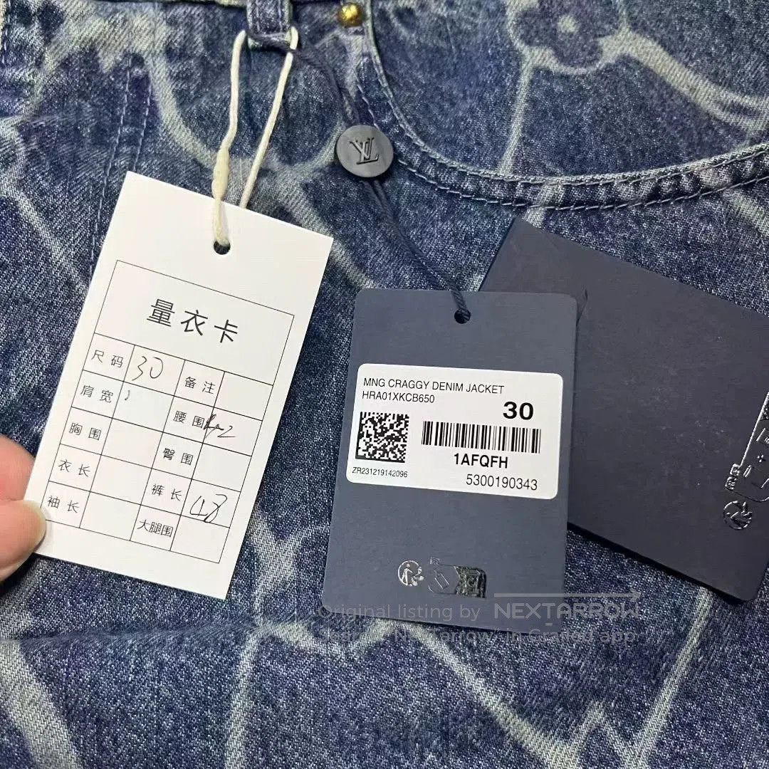 Louis Vuitton Louis Vuitton 2024 Blue Logo Denim Shorts. Size US 30 / EU 46 - 4 Thumbnail