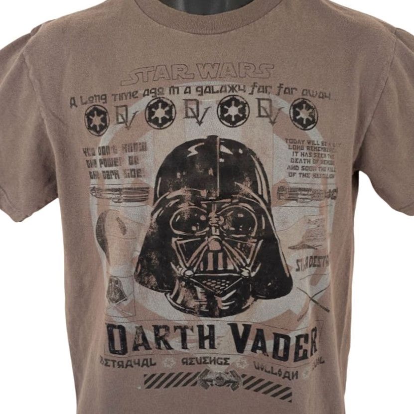 Star Wars Star Wars T Shirt Mens Small Brown Darth Vader Shirt Size US S / EU 44-46 / 1 - 2 Thumbnail