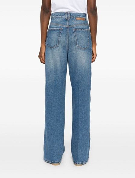 Stella McCartney o1s22i1n1024 Buttoned Ripped Jeans in Blue Size 27" / US 4 / IT 40 - 3 Thumbnail